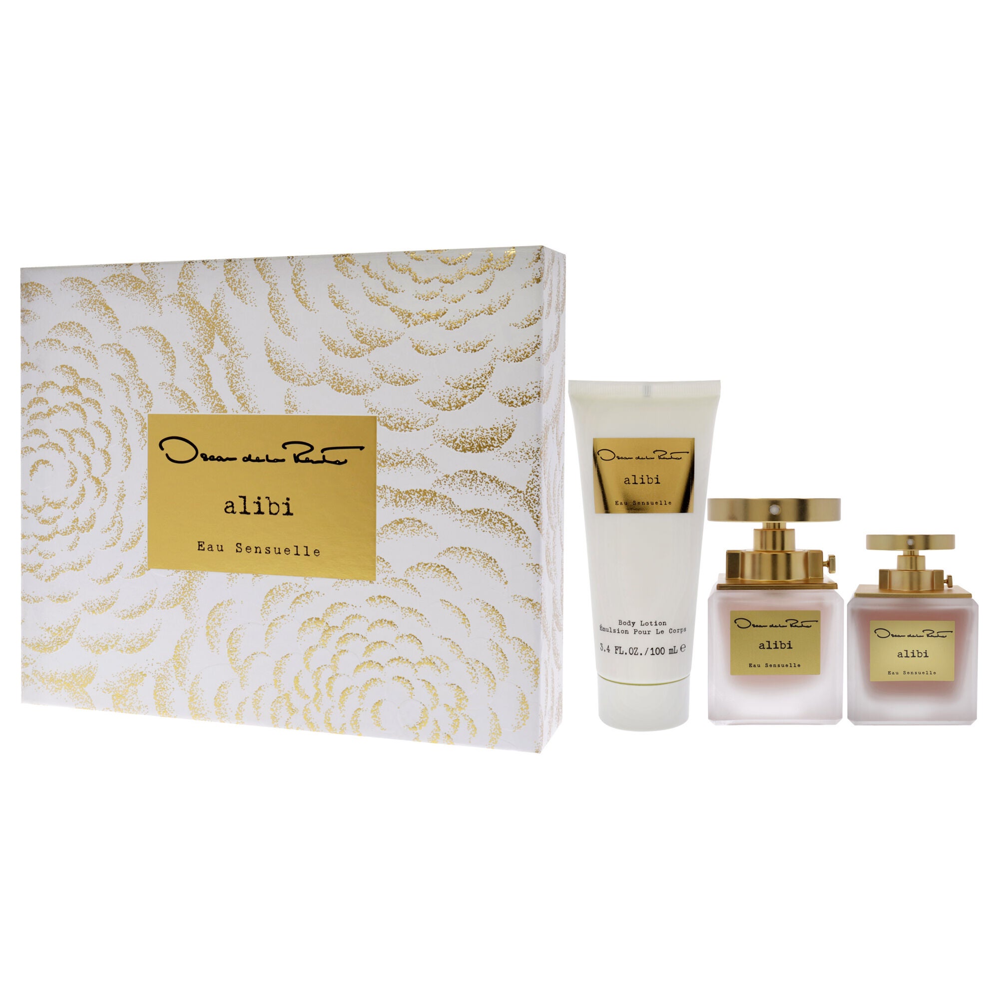 Alibi Eau Sensuelle by Oscar De La Renta for Women - 3 Pc Gift Set 3.3oz EDP Spray, 1oz EDP Spray 3.4oz Body Lotion, See Description, alternate image number 3