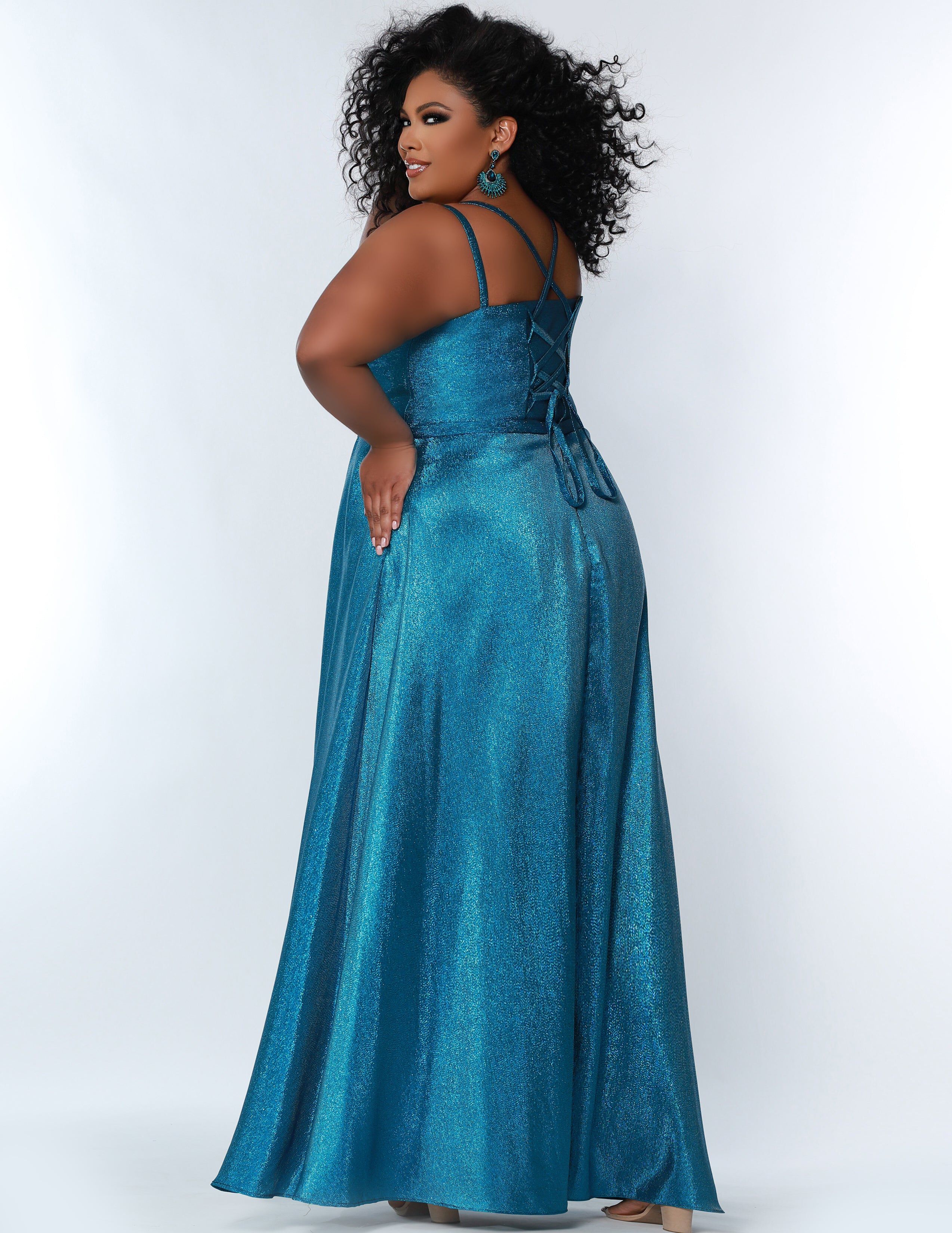 CHANGE MY MIND FORMAL DRESS, Electric Blue / Azure Blue, alternate image number 1