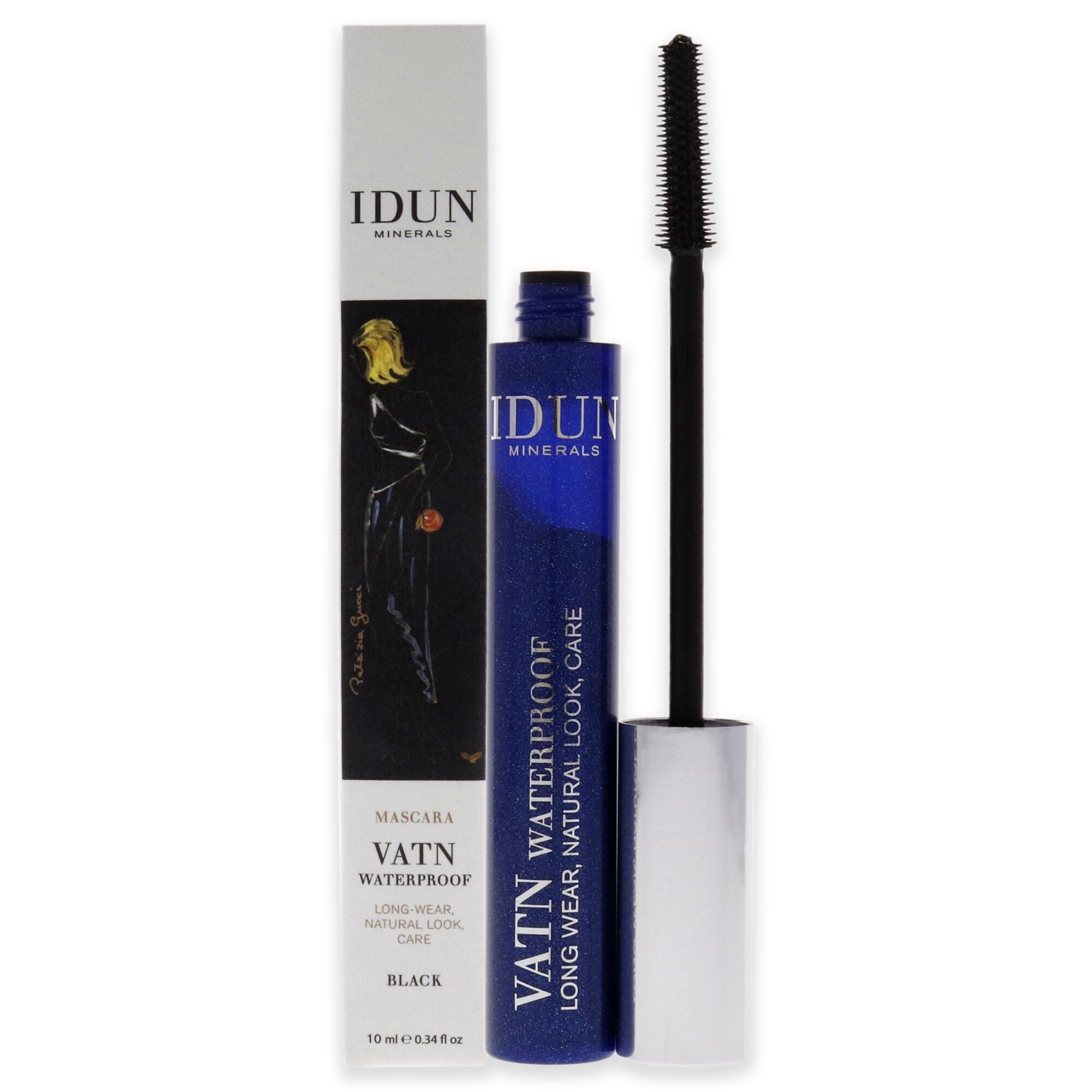 Vatn Waterproof Mascara - 003 Black by Idun Minerals for Women - 0.34 oz Mascara, See Description, hi-res image number 0