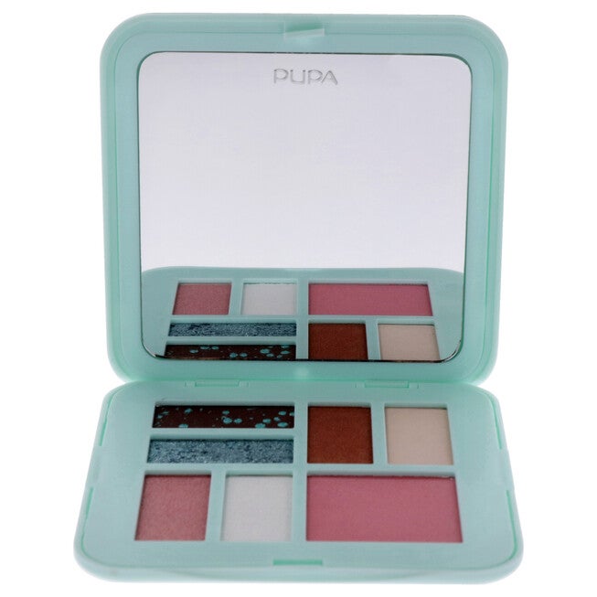 Make-Up Palette - 001 Aqua by Pupa Milano for Women - 0.280 oz Makeup, , alternate image number null