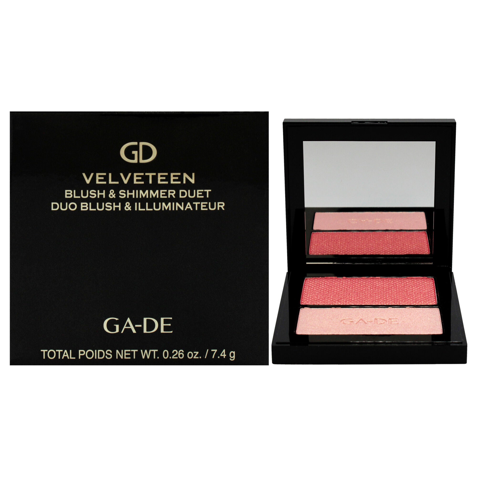 Ga-De Velveteen Blush And Shimmer Duet