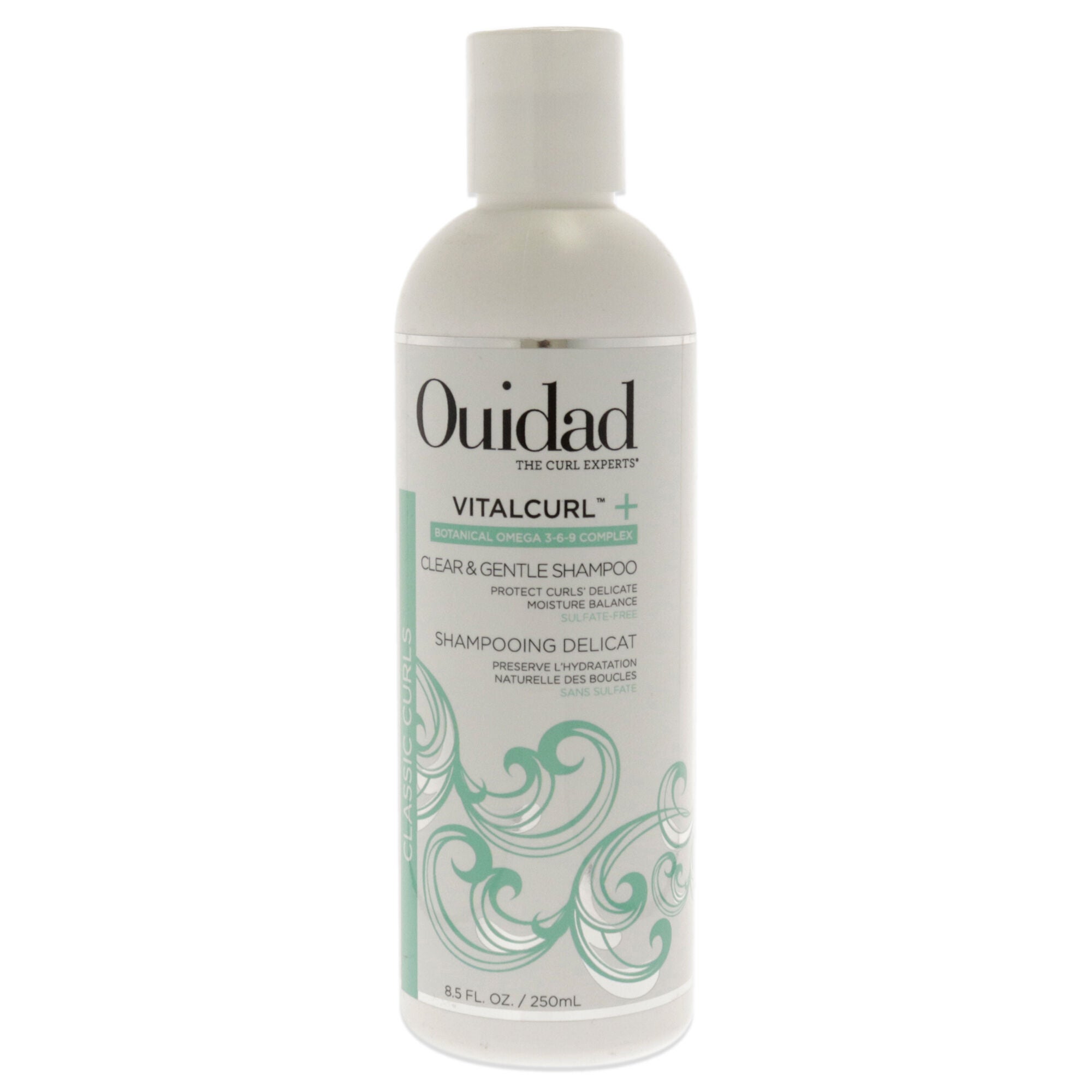 VitalCurl Plus Clear and Gentle Shampoo by Ouidad for Unisex - 8.5 oz Shampoo, See Description, hi-res image number 0