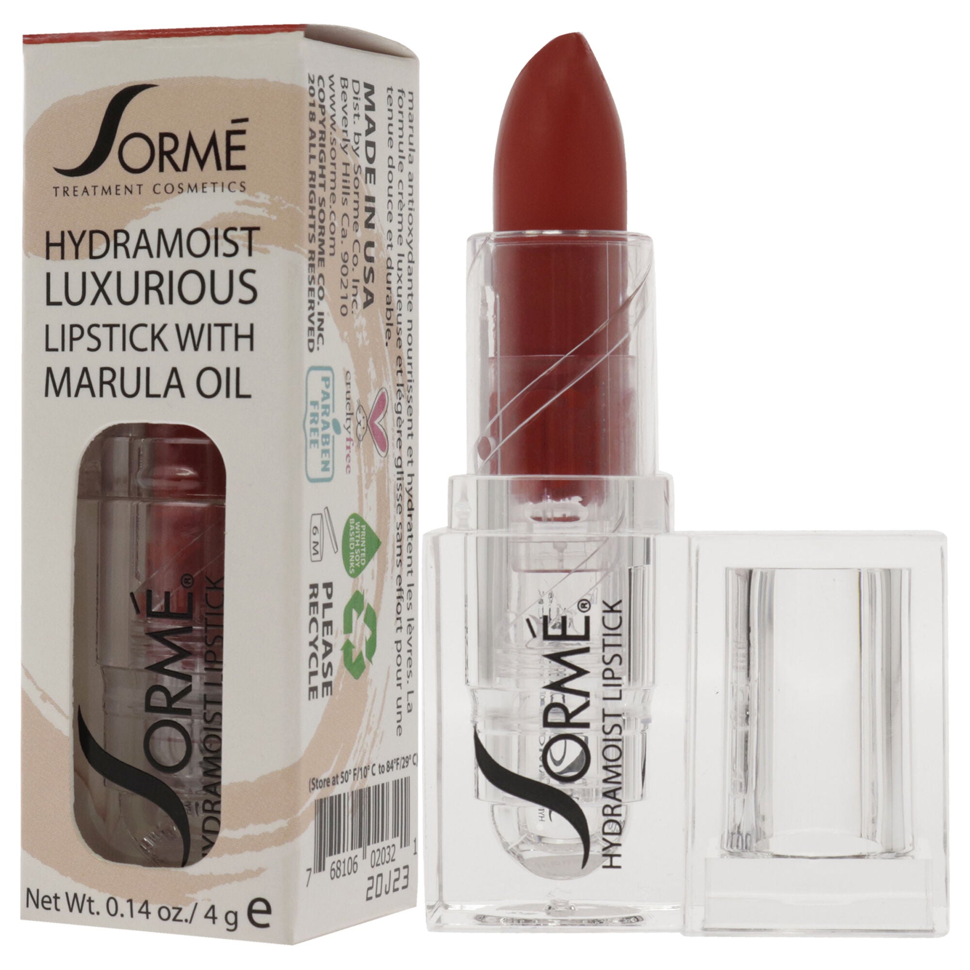 New Hydramoist Lipstick 2021 - 264 Ablaze by Sorme Cosmetics for Women - 0.14 oz Lipstick, See Description, alternate image number 3