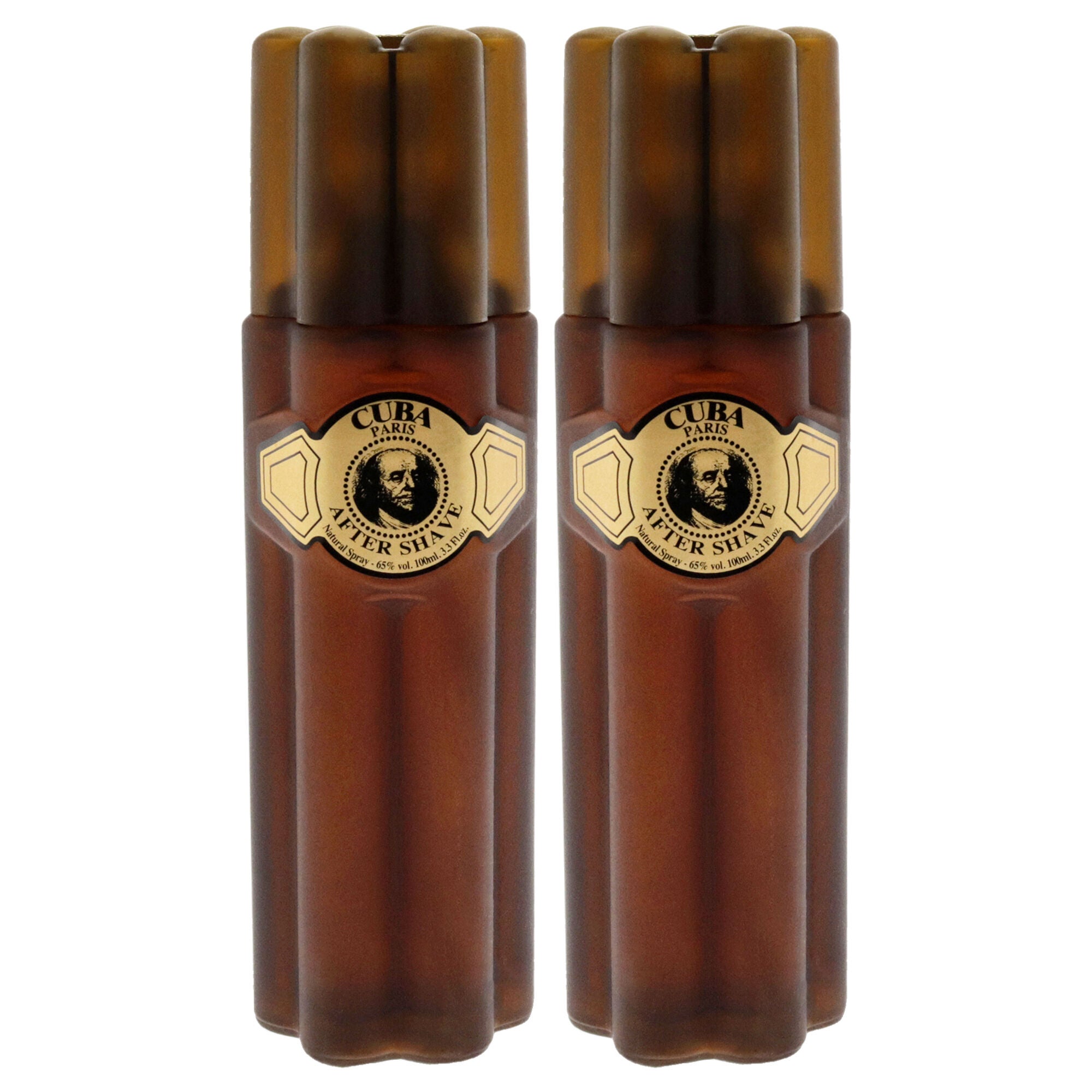 Cuba Gold by Cuba for Men - 3.3 oz Aftershave - Pack of 2, Clear, alternate image number 1