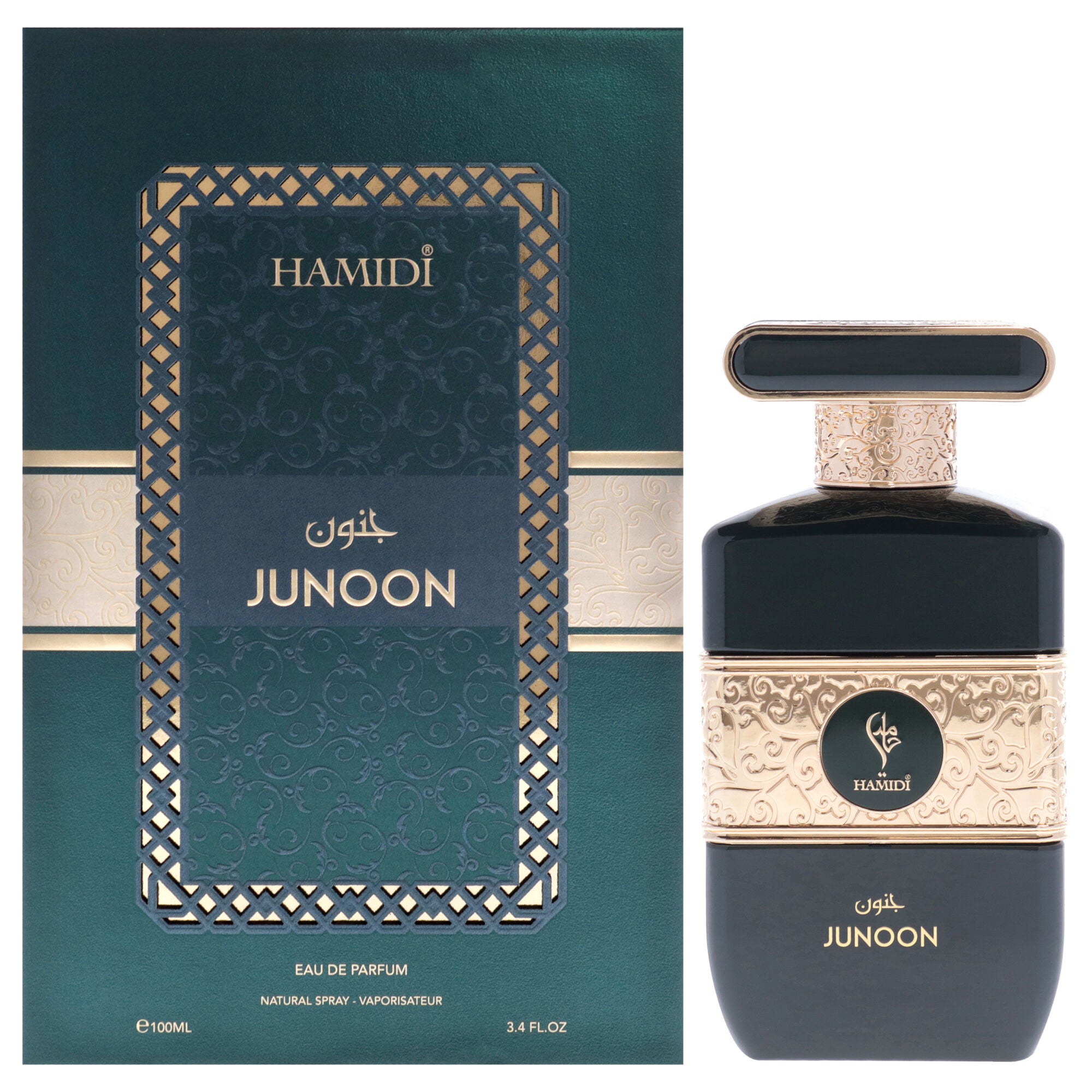 Junoon by Hamidi for Men - 3.4 oz EDP Spray, Clear, hi-res image number 0
