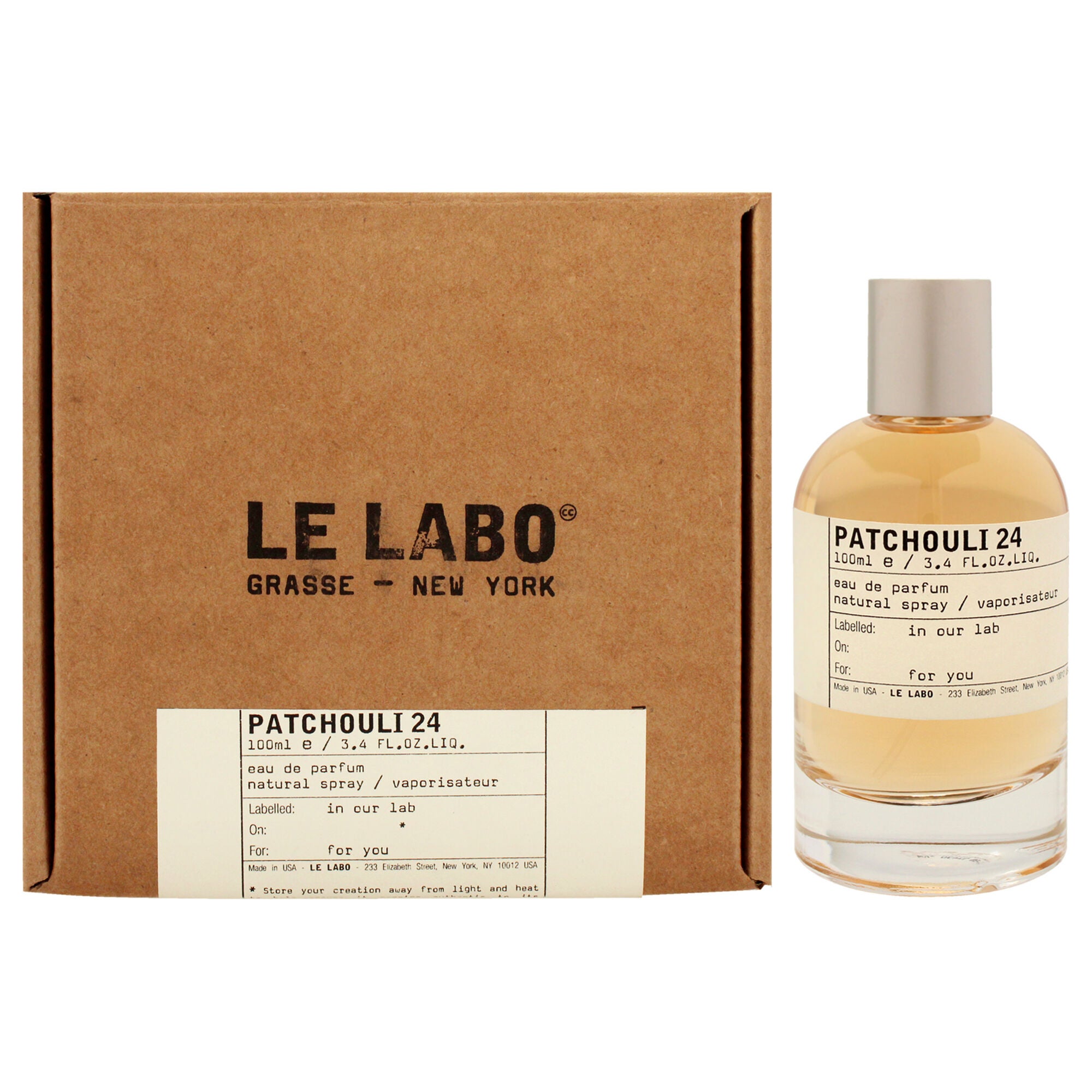 Patchouli 24 by Le Labo for Unisex - 3.4 oz EDP Spray, See Description, hi-res image number 0