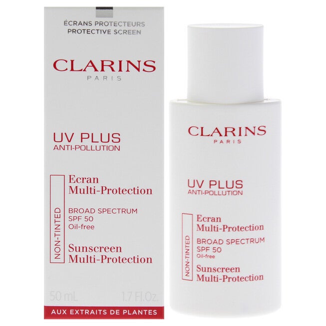 UV Plus Anti-Pollution Multi-Protection SPF 50 by Clarins for Unisex - 1.7 oz Sunscreen, NA, hi-res image number null