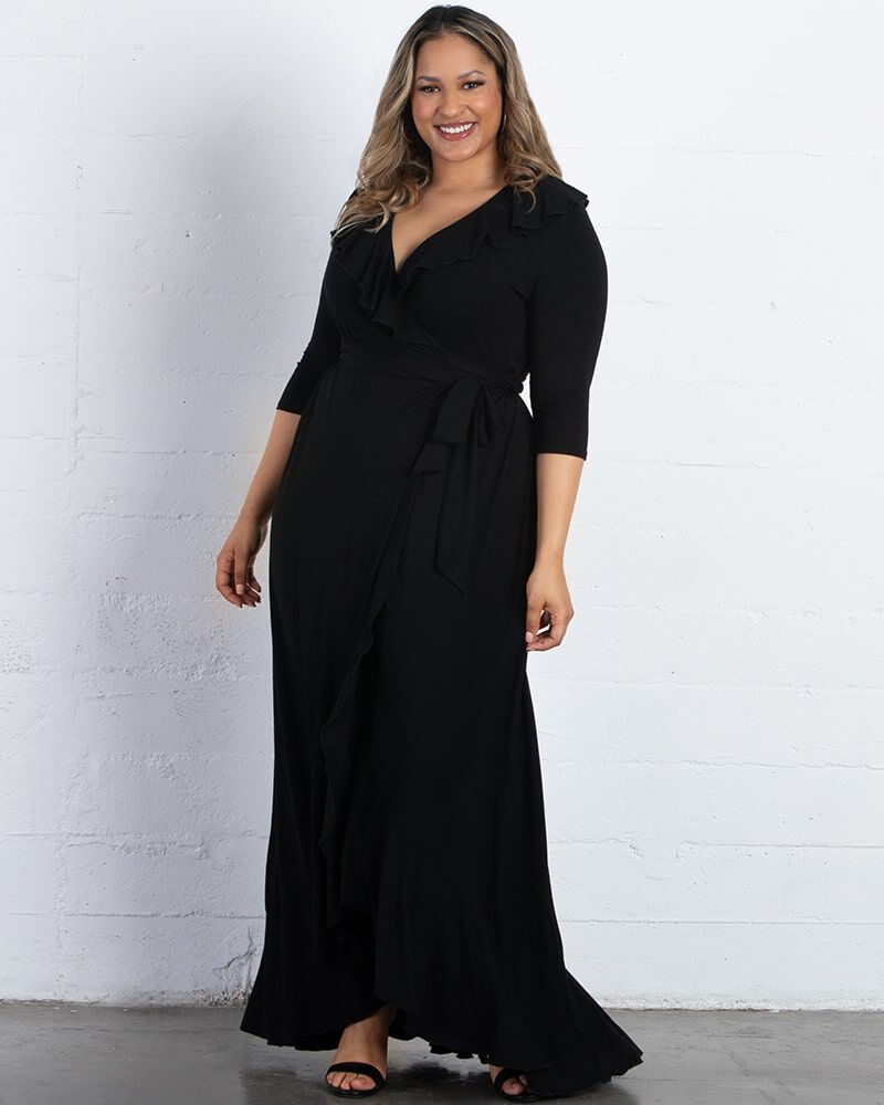 Maritime Maxi Dress, BLACK NOIR / Black, alternate image number 2