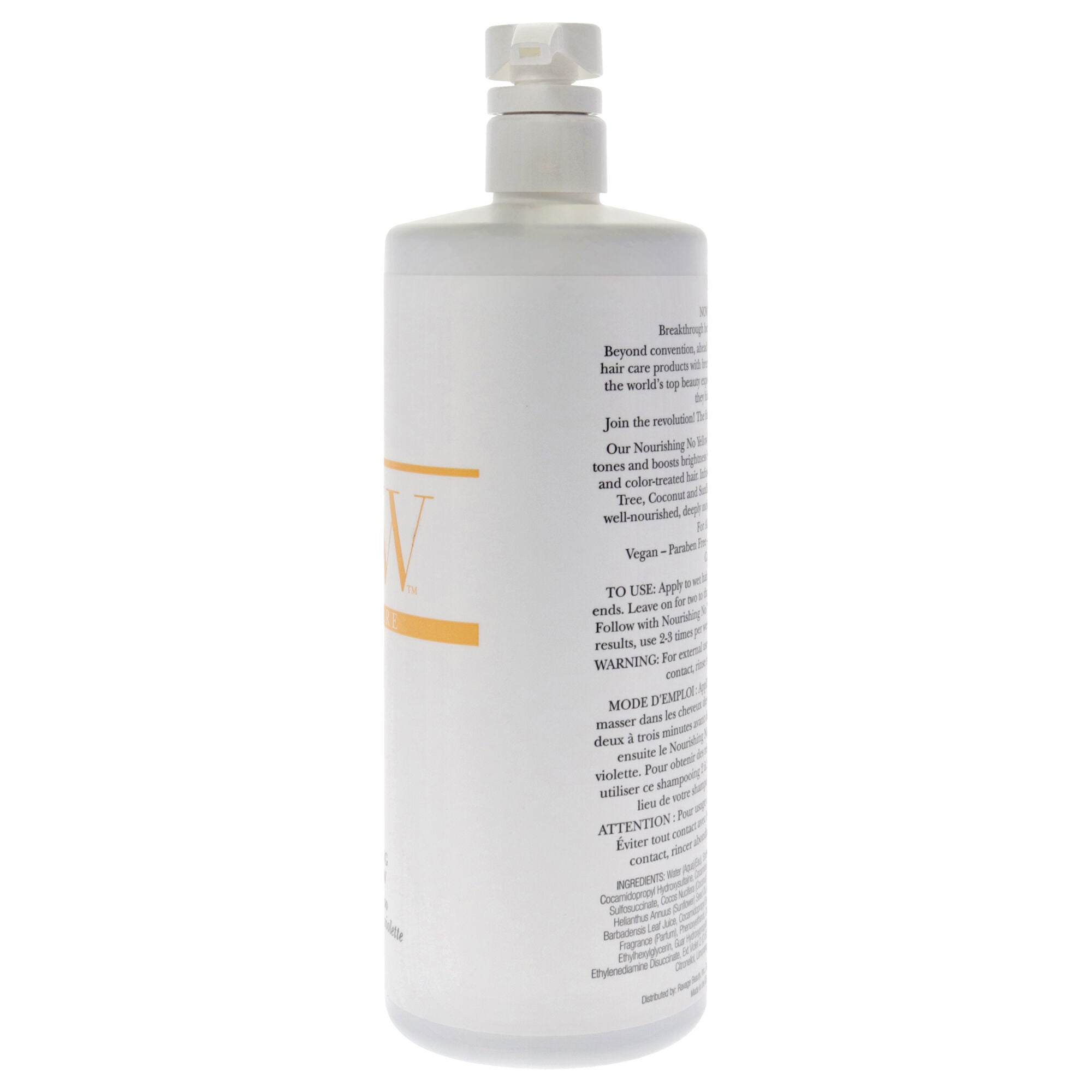 No Yellow Shampoo by NOW Beauty for Unisex - 32 oz Shampoo, See Description, alternate image number 2