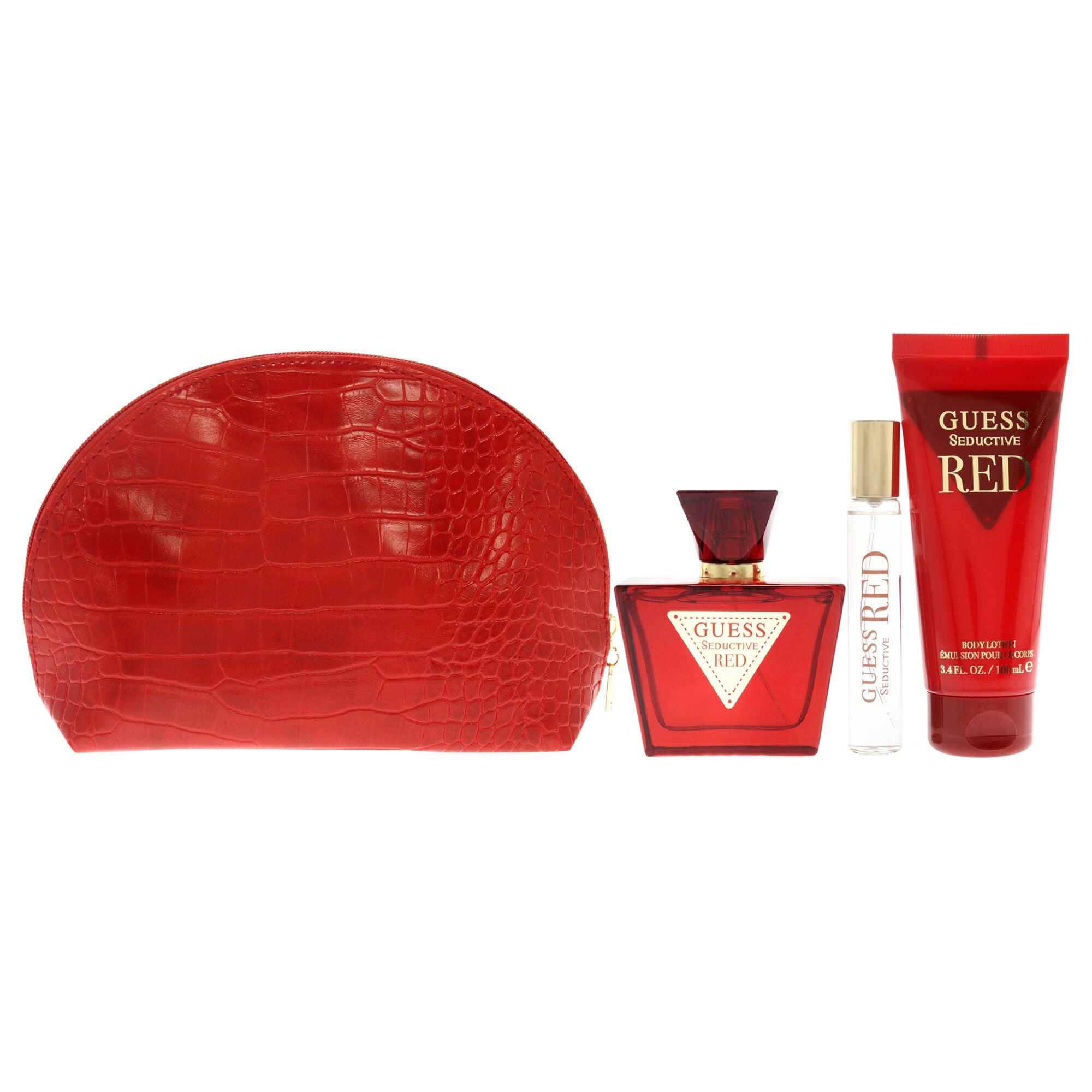 Guess Seductive Red by Guess for Women - 4 Pc Gift Set 2.5oz EDT Spray, 3.4oz Body Lotion, 0.5oz Travel EDT Spray, Pouch, , alternate image number 6