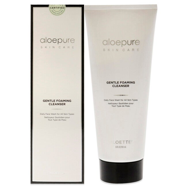 Aloepure Gentle Foaming Cleanser by Aloette for Unisex - 6 oz Cleanser, NA, hi-res image number null