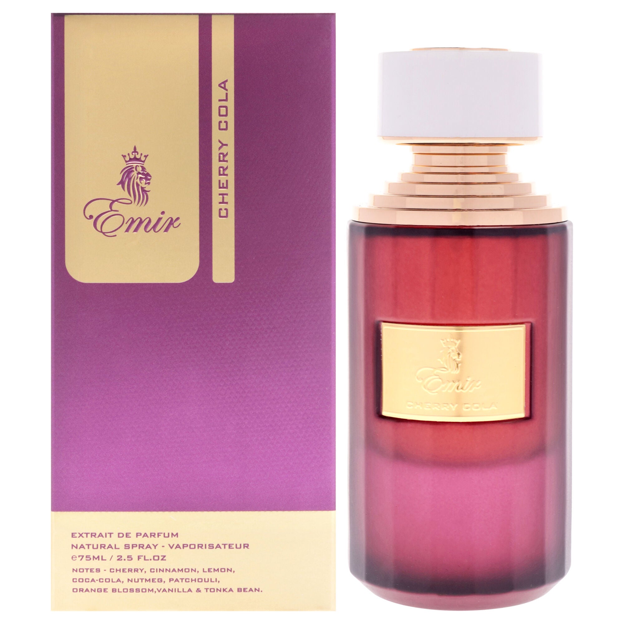 Emir - Cherry Cola by Paris Corner for Unisex - 2.54 oz Extrait De Parfum Spray, Clear, hi-res image number 0