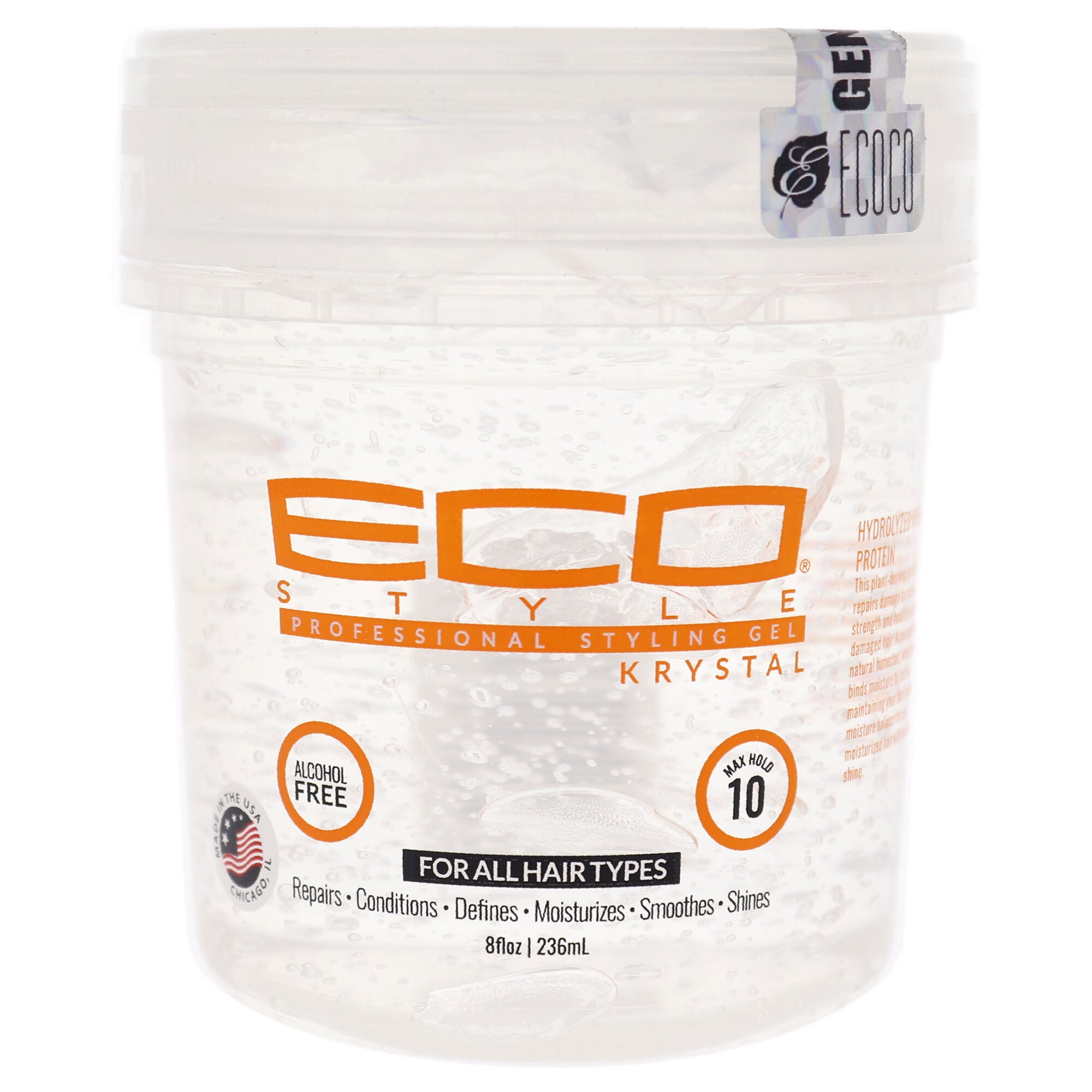 Eco Style Gel - Krystal by Ecoco for Unisex - 8 oz Gel, See Description, hi-res image number 0