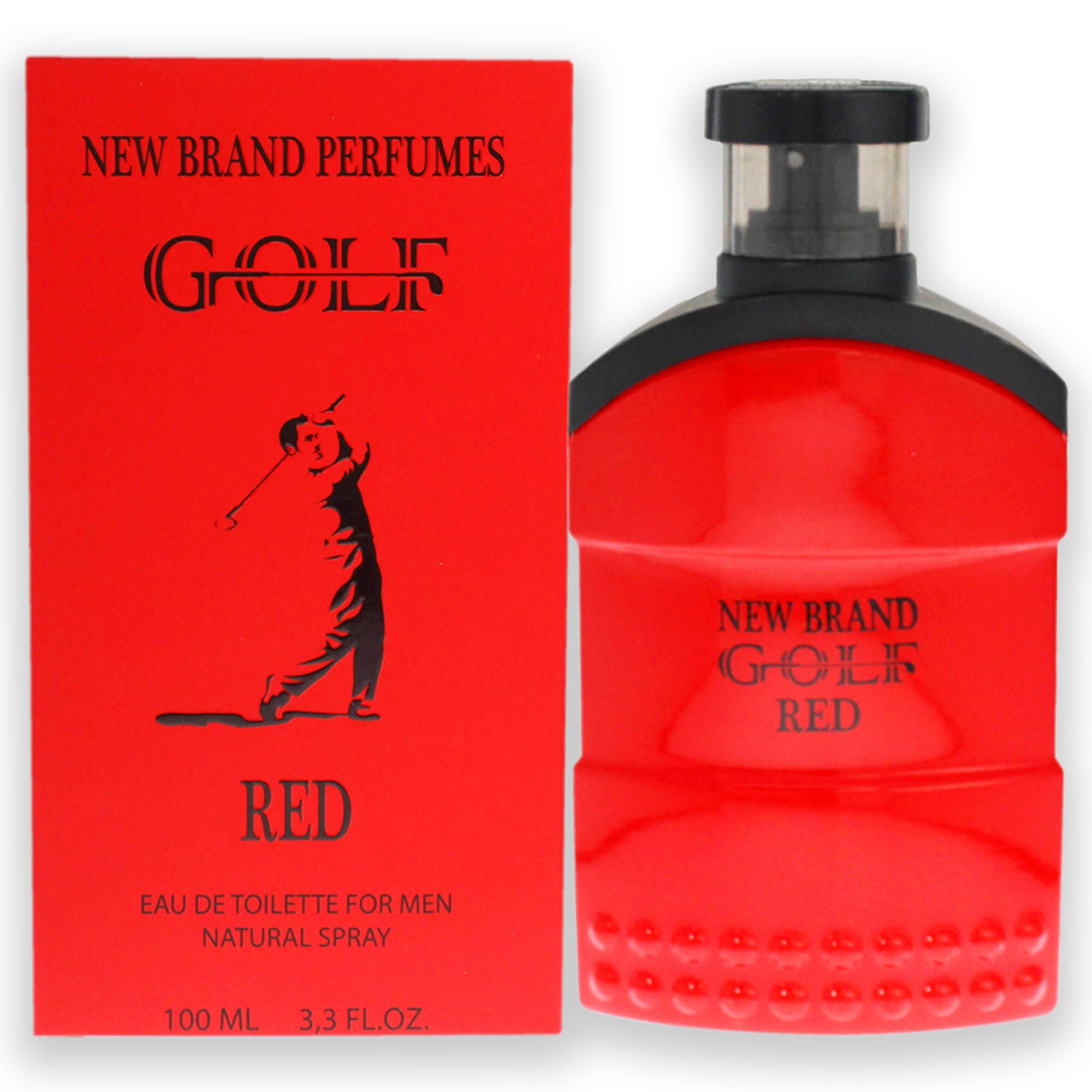 Golf Red by New Brand for Men - 3.3 oz EDT Spray, See Description, hi-res image number 0