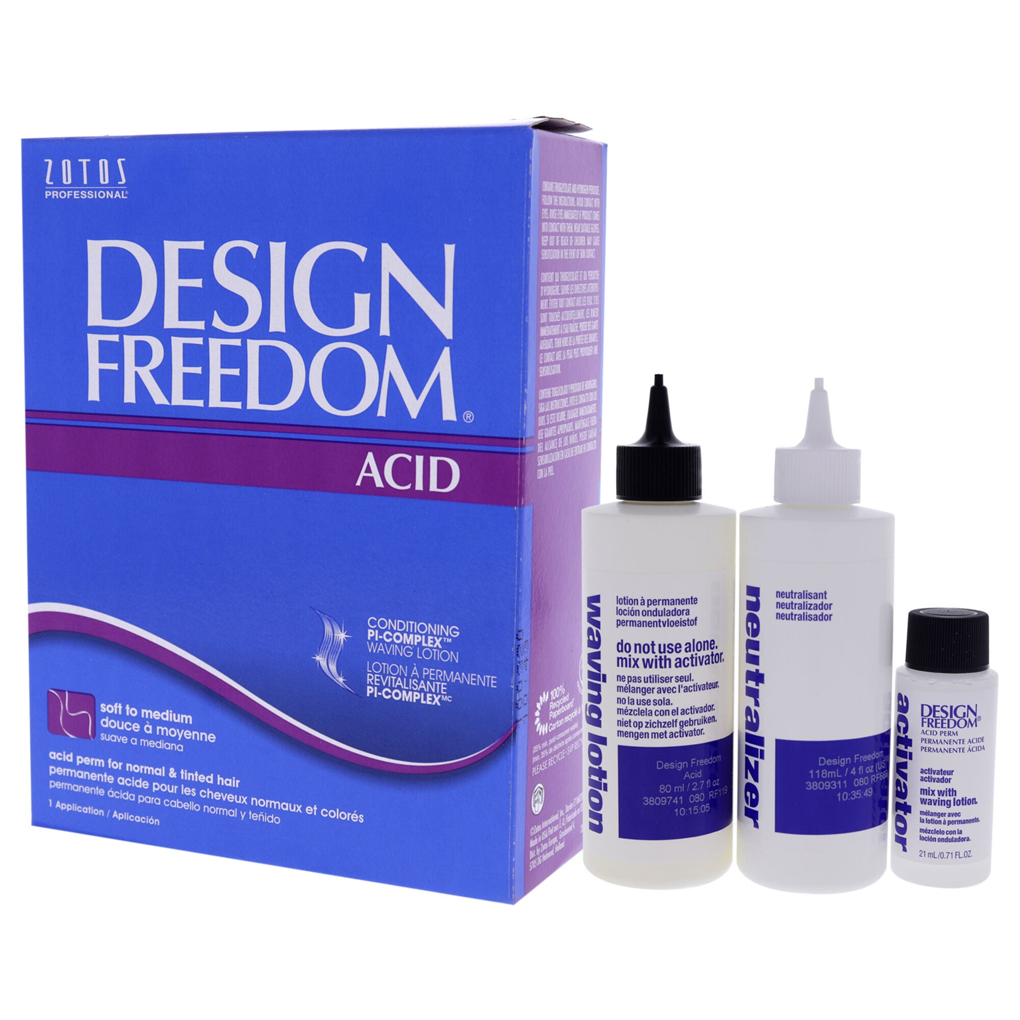 Design Freedom Acid Permanent by Zotos for Unisex - 1 Application Treatment, , alternate image number 7