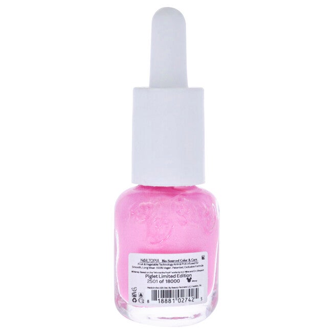Bio-Sourced Chip Free Nail Lacquer Disney Collection Piglet - Pink Metallic by Nailtopia for Women - 0.169 oz Nail Polish, NA, alternate image number null