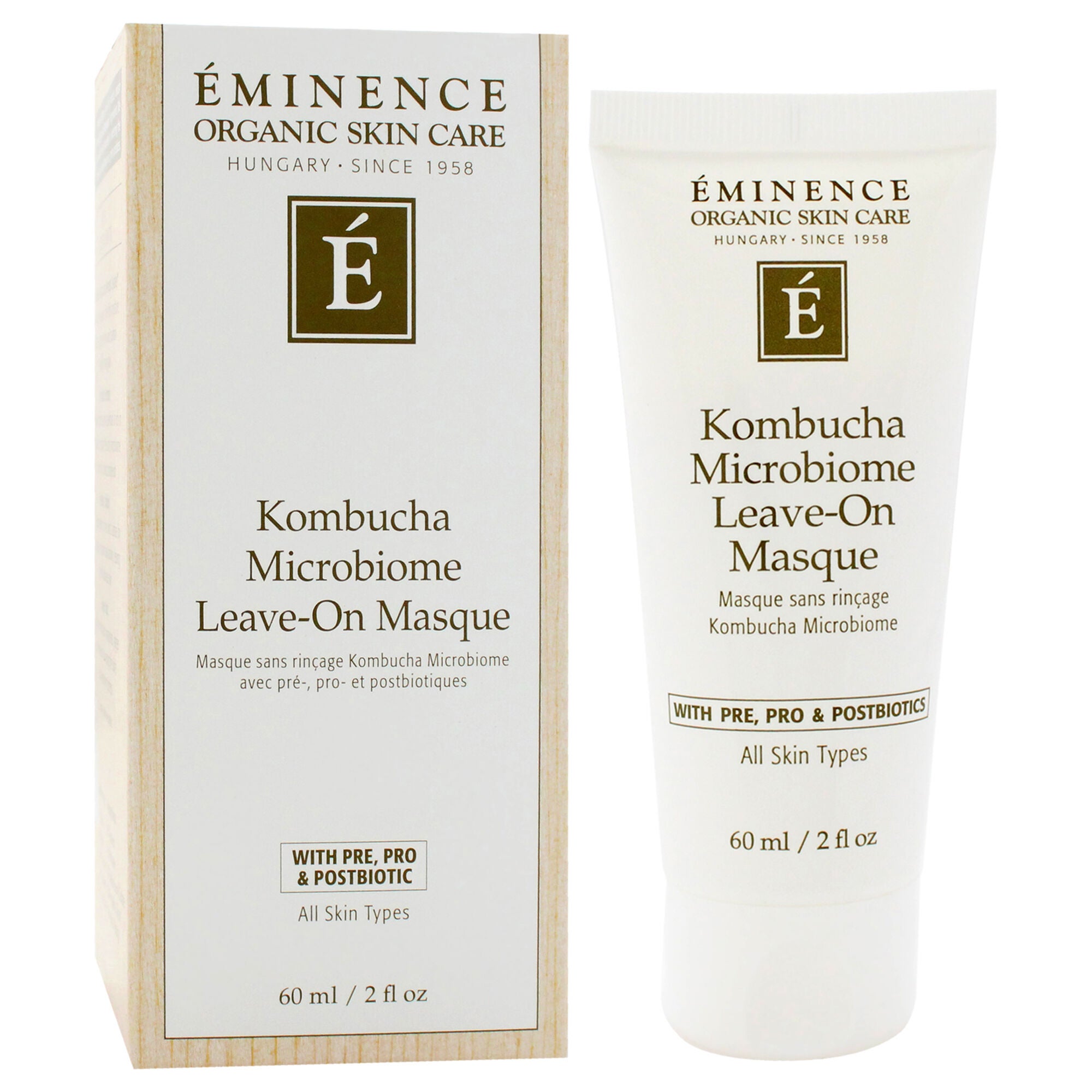 Kombucha Microbiome Leave-On Masque by Eminence for Unisex - 2 oz Masque, White, alternate image number 2