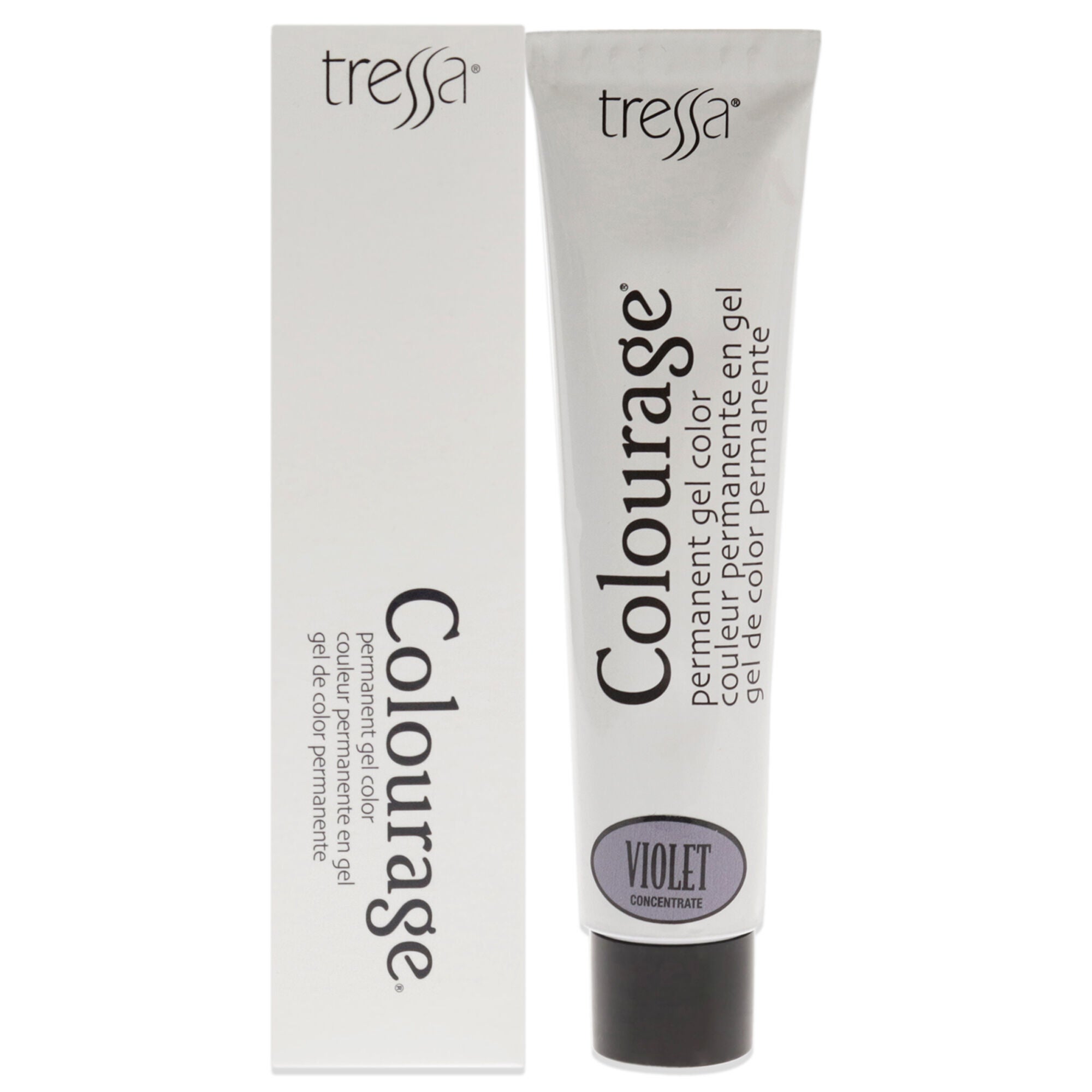 Colourage Permanent Gel Color - Violet Concentrate by Tressa for Unisex - 2 oz Hair Color, See Description, hi-res image number 0