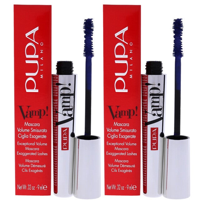 Vamp! Mascara - 300 Deep Night by Pupa Milano for Women - 0.32 oz Mascara - Pack of 2, NA, hi-res image number null