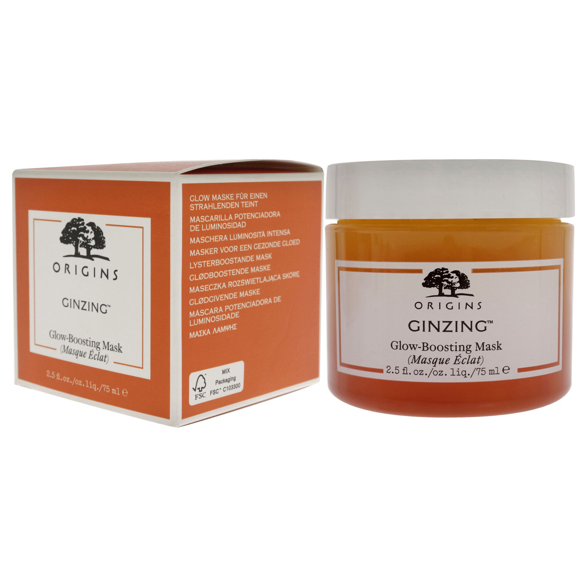 Ginzing Glow-Boosting Mask by Origins for Women - 2.5 oz Mask, See Description, alternate image number 3