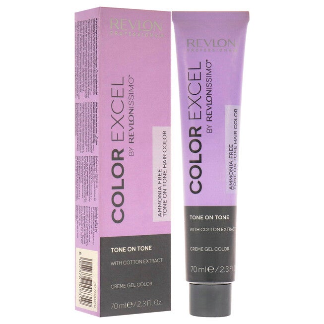 Revlonissimo Color Excel - 7.34 Medium Golden Copper Blonde by Revlon for Unisex - 2.3 oz Hair Color, NA, alternate image number null