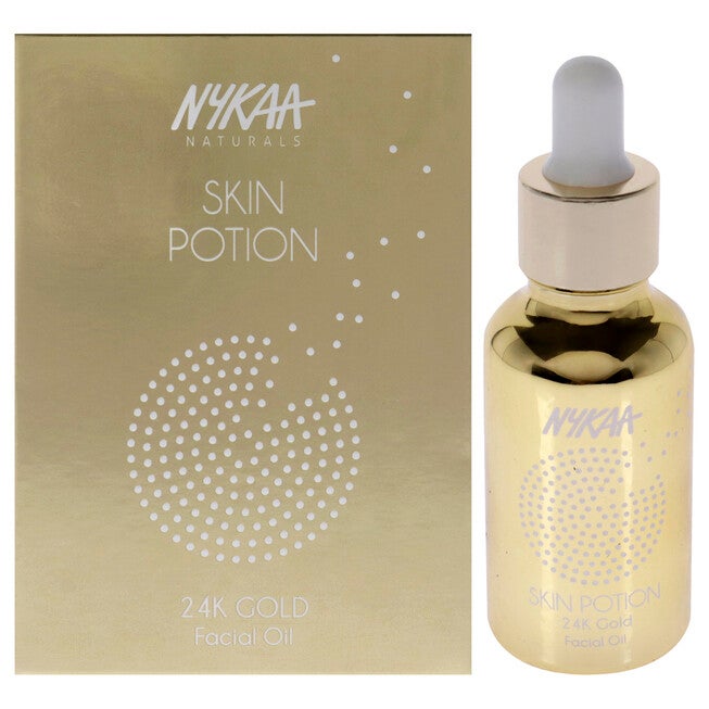 Skin Potion Facial Oil - 24K Gold by Nykaa Naturals for Women - 1 oz Oil, NA, hi-res image number null
