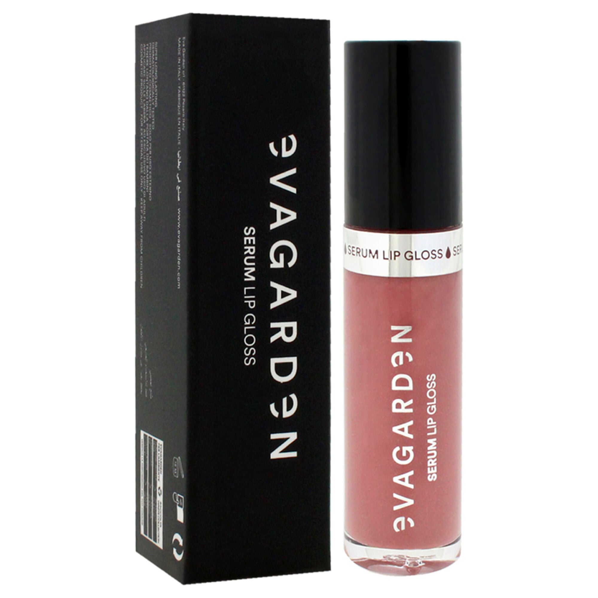 Serum Lip Gloss - 824 Rose Dawn by Evagarden for Women - 0.17 oz Lip Gloss, See Description, alternate image number 2