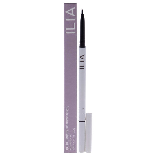 In Full Micro-Tip Brow Pencil - Soft Black by ILIA Beauty for Women - 0.003 oz Eyebrow Pencil, See Description, hi-res image number 0