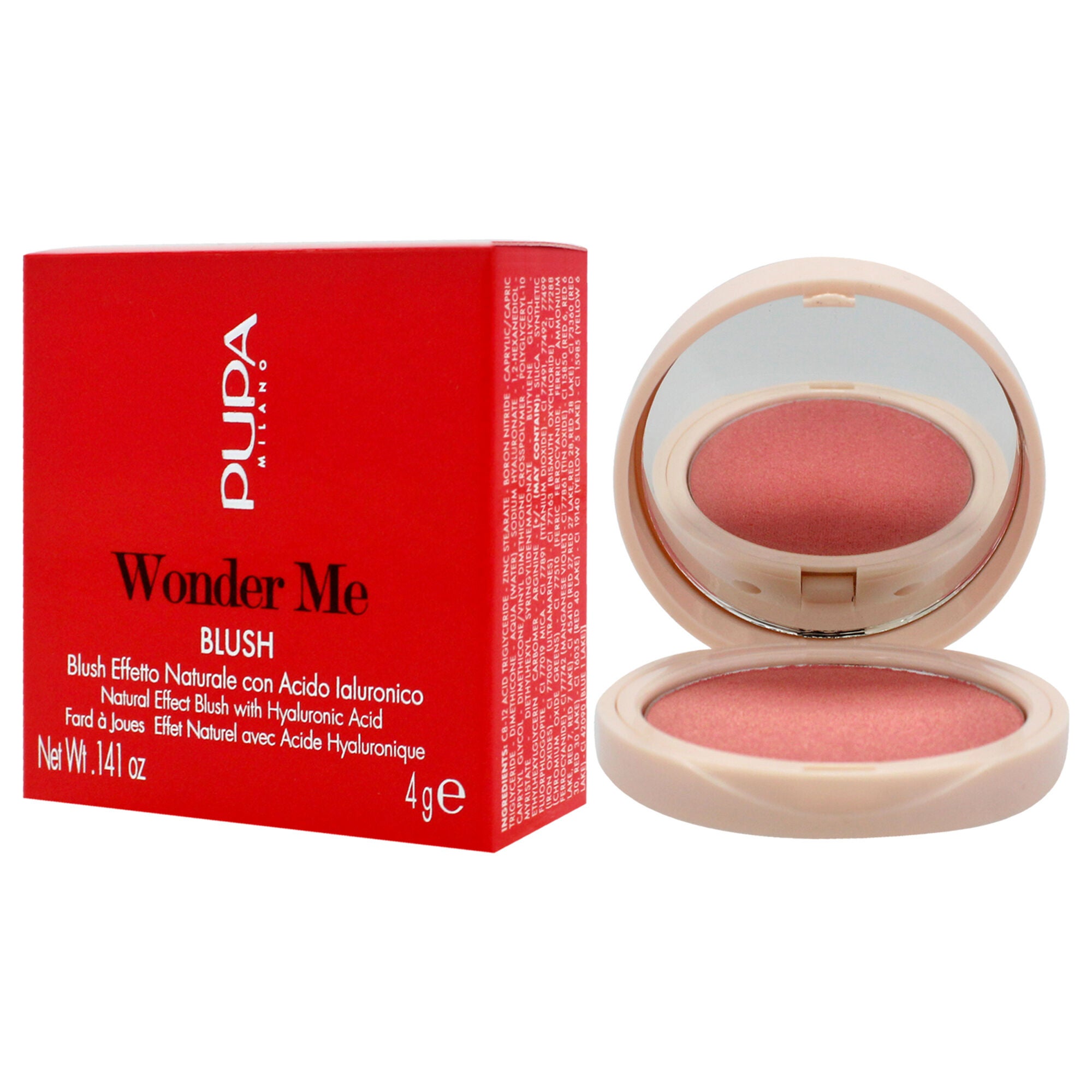Wonder Me Blush - 002 Hug Me-Glow by Pupa Milano for Women - 0.141 oz Blush, See Description, alternate image number 3