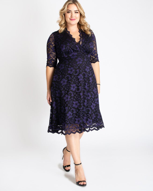 Mon Cherie Lace Dress | Woman Within Mon Cherie Lace Dress | Woman Within