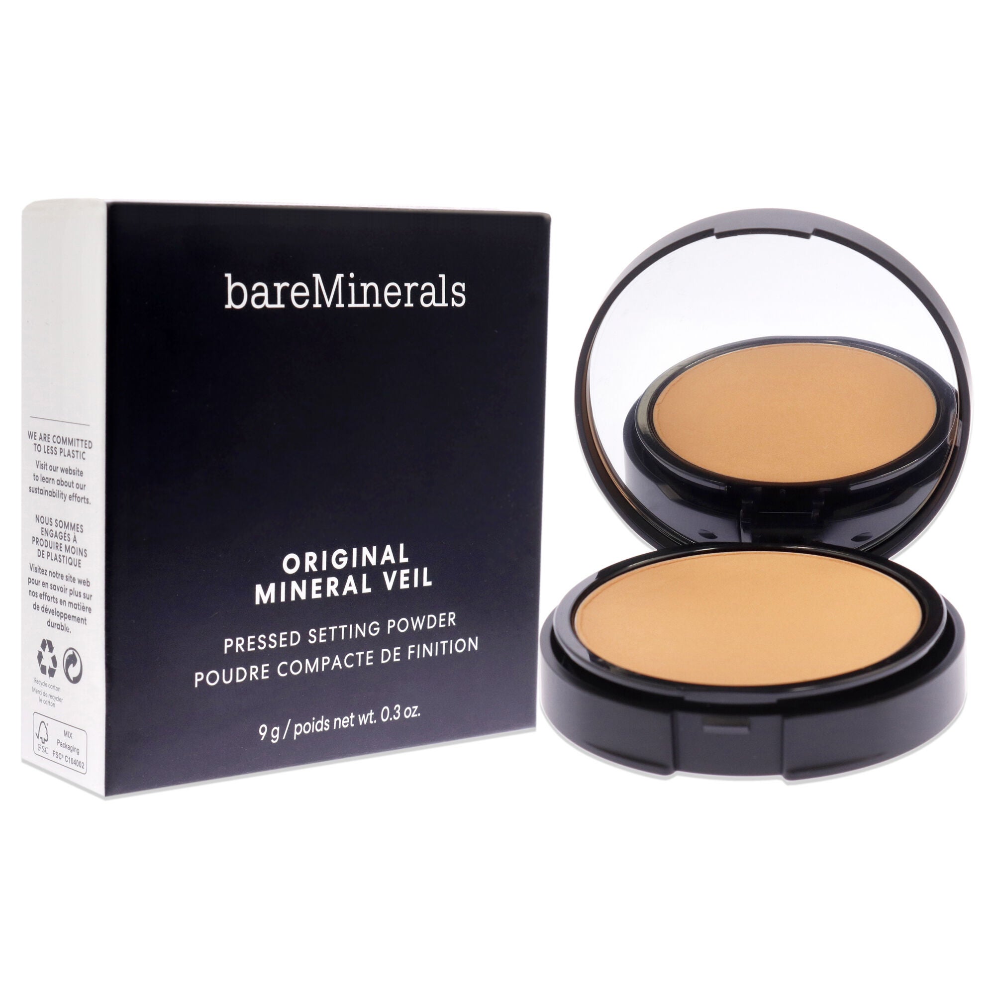 Original Mineral Veil Pressed Setting Powder - Sheer Tan by bareMinerals for Women - 0.3 oz Powder, See Description, alternate image number 2