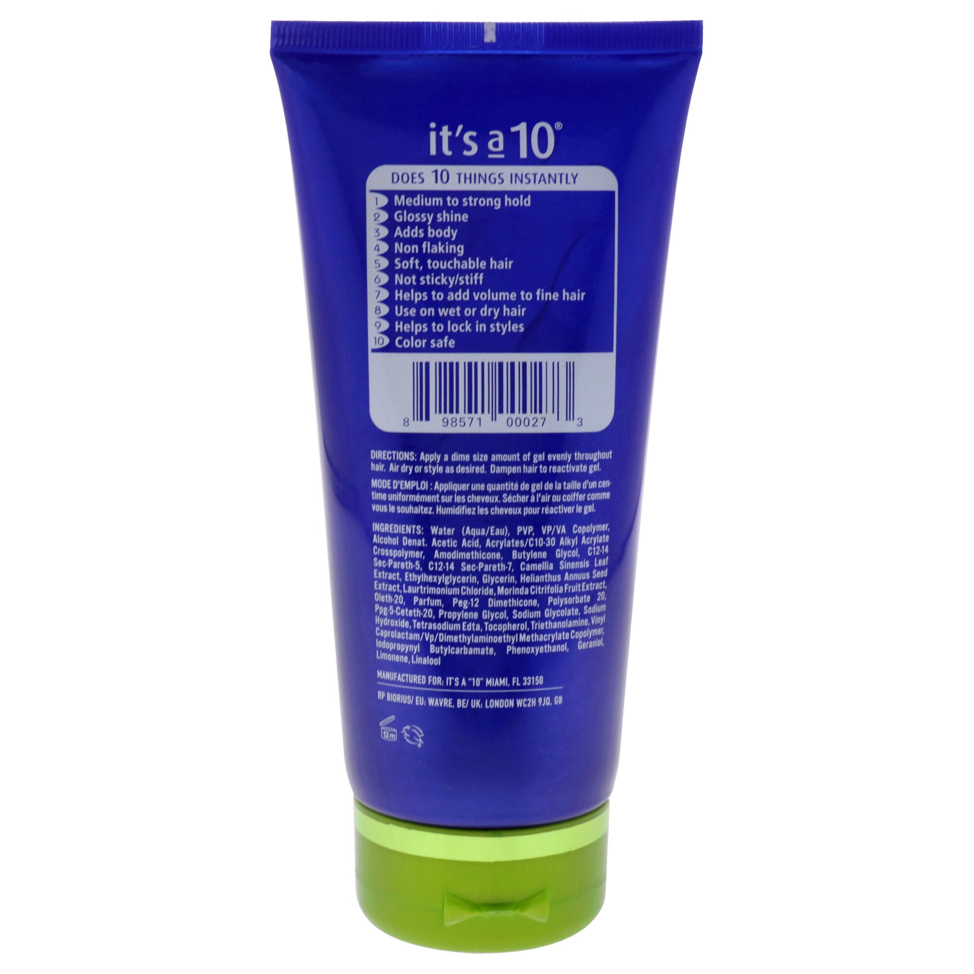 Miracle Firm Hold Gel by Its A 10 for Unisex - 5 oz Gel, See Description, alternate image number 2