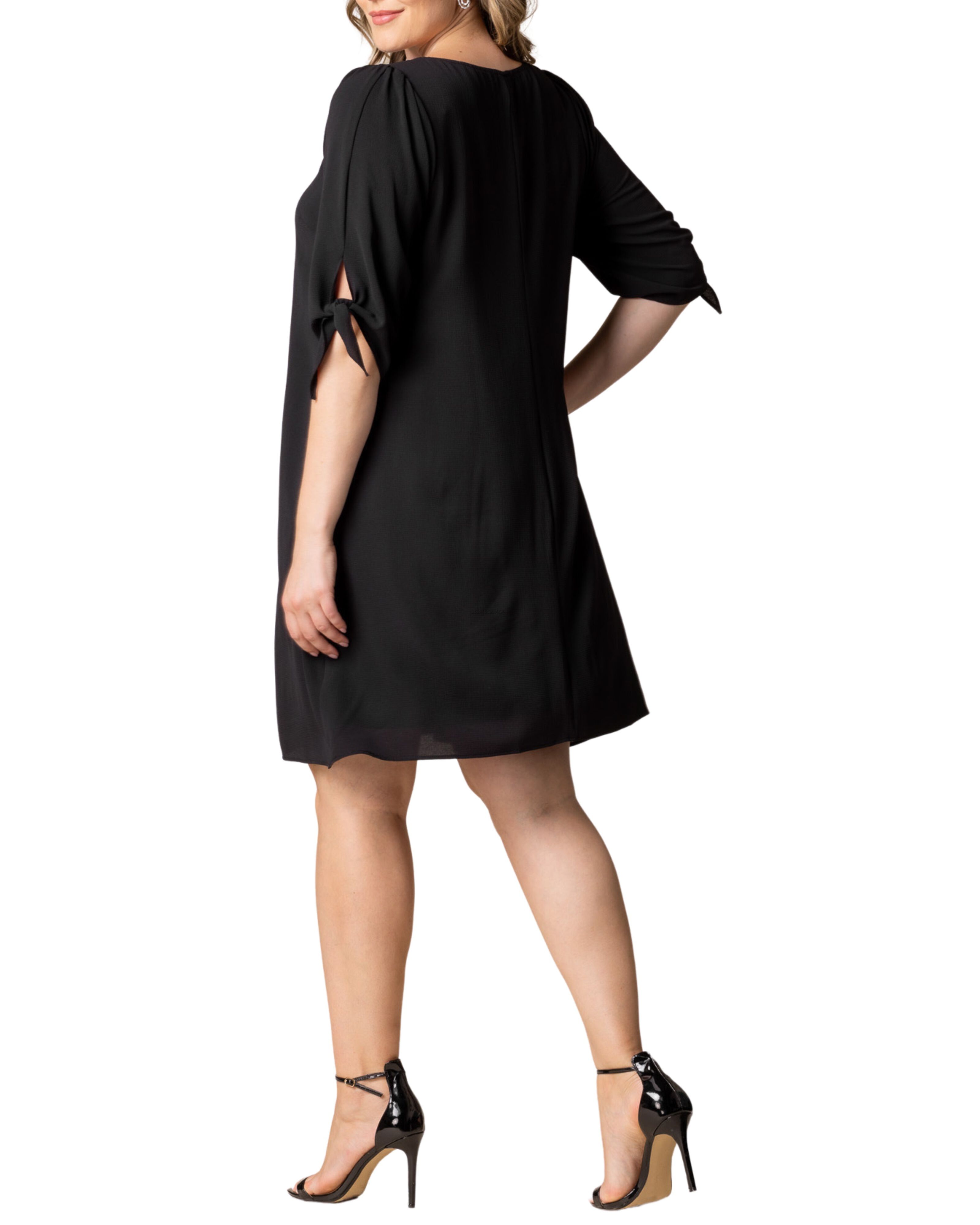 Manhattan Shift Dress, BLACK NOIR / Black, alternate image number 1