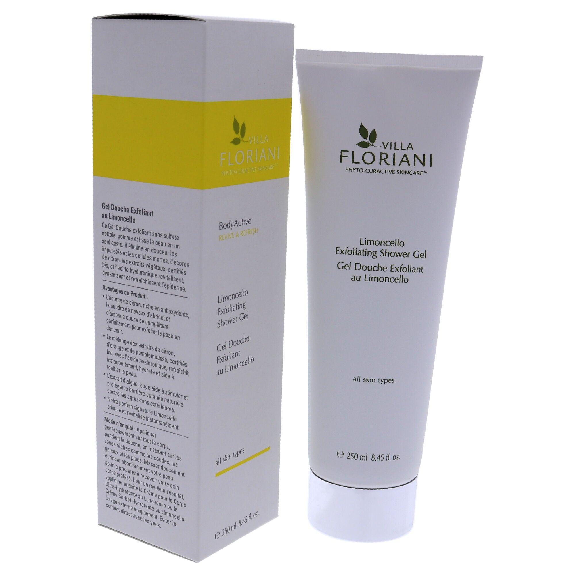 BodyActive Exfoliating Shower Gel - Limoncello by Villa Floriani for Women - 8.45 oz Shower Gel, See Description, alternate image number 1