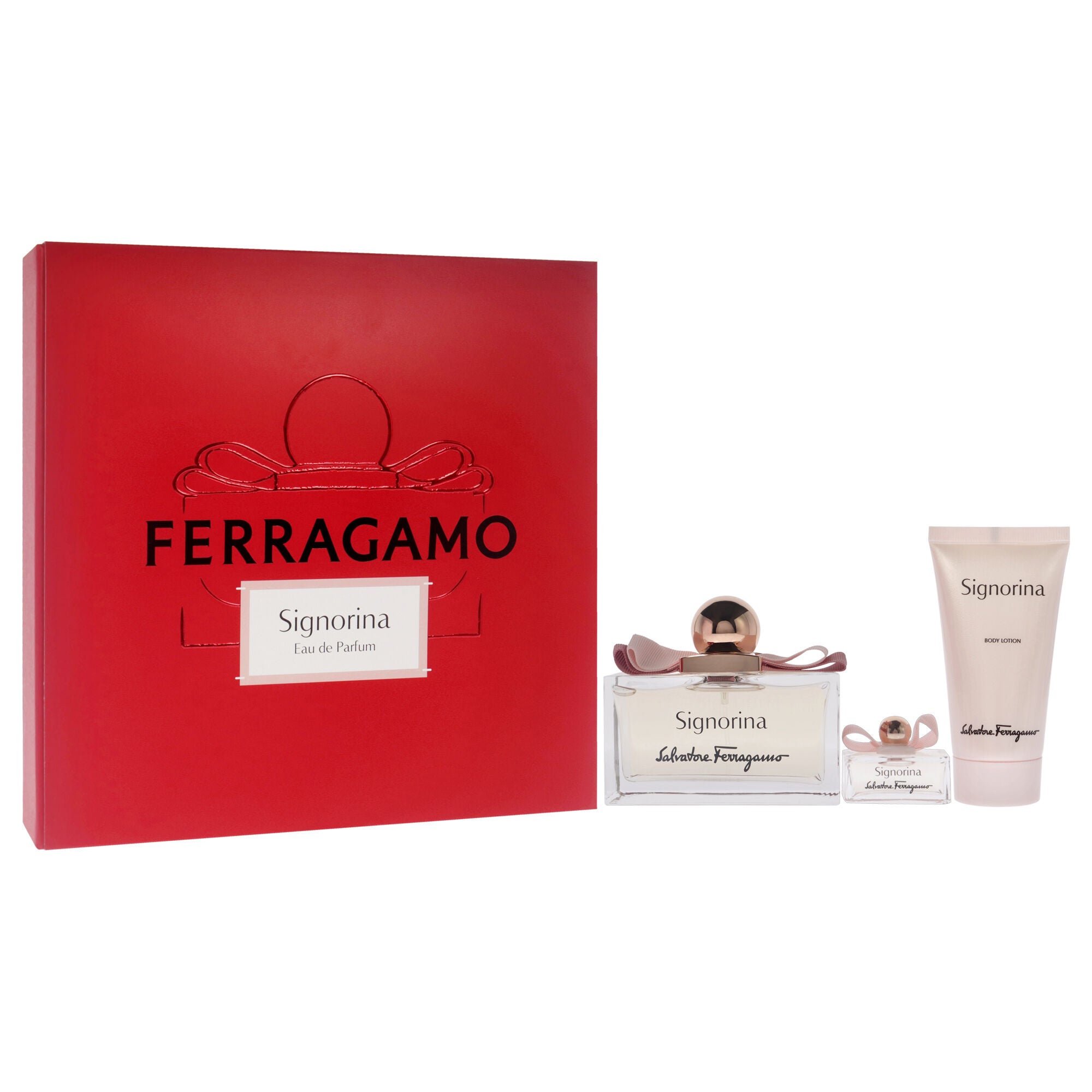 Signorina by Salvatore Ferragamo for Women - 3 Pc Gift Set 3.4oz EDP Spray, 0.17oz EDP Spray, 1.7oz Body Lotion, See Description, alternate image number 2