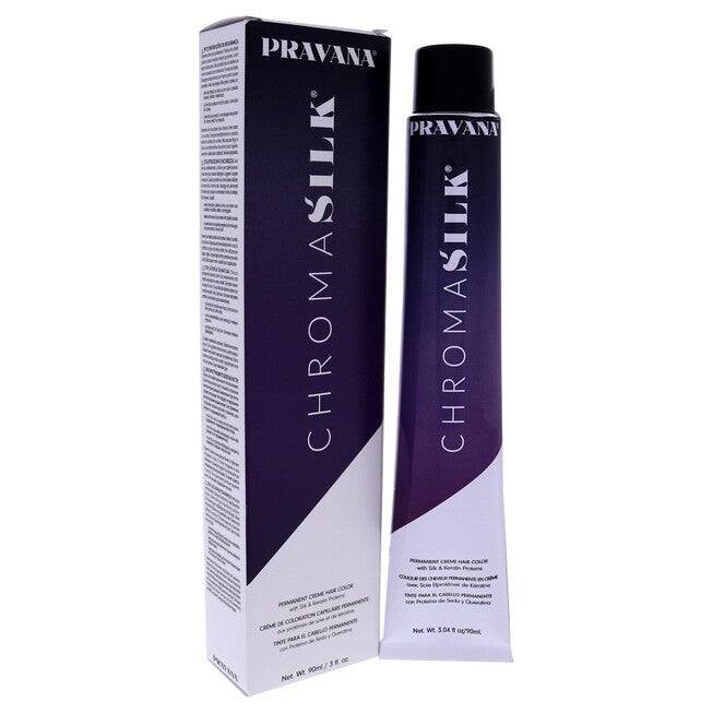 ChromaSilk Creme Hair Color - 4.56 Mahogany Red Brown by Pravana for Unisex - 3 oz Hair Color, NA, alternate image number null