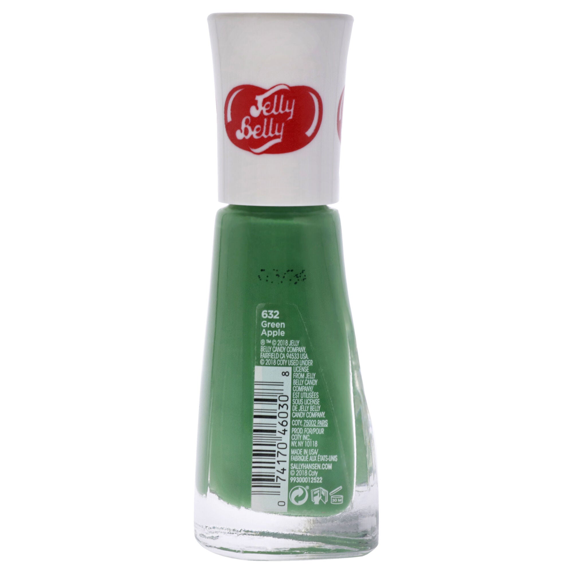 Insta-Dri Jelly Belly Nail Color - 632 Green Apple by Sally Hansen for Women - 0.31 oz Nail Polish, See Description, alternate image number 2