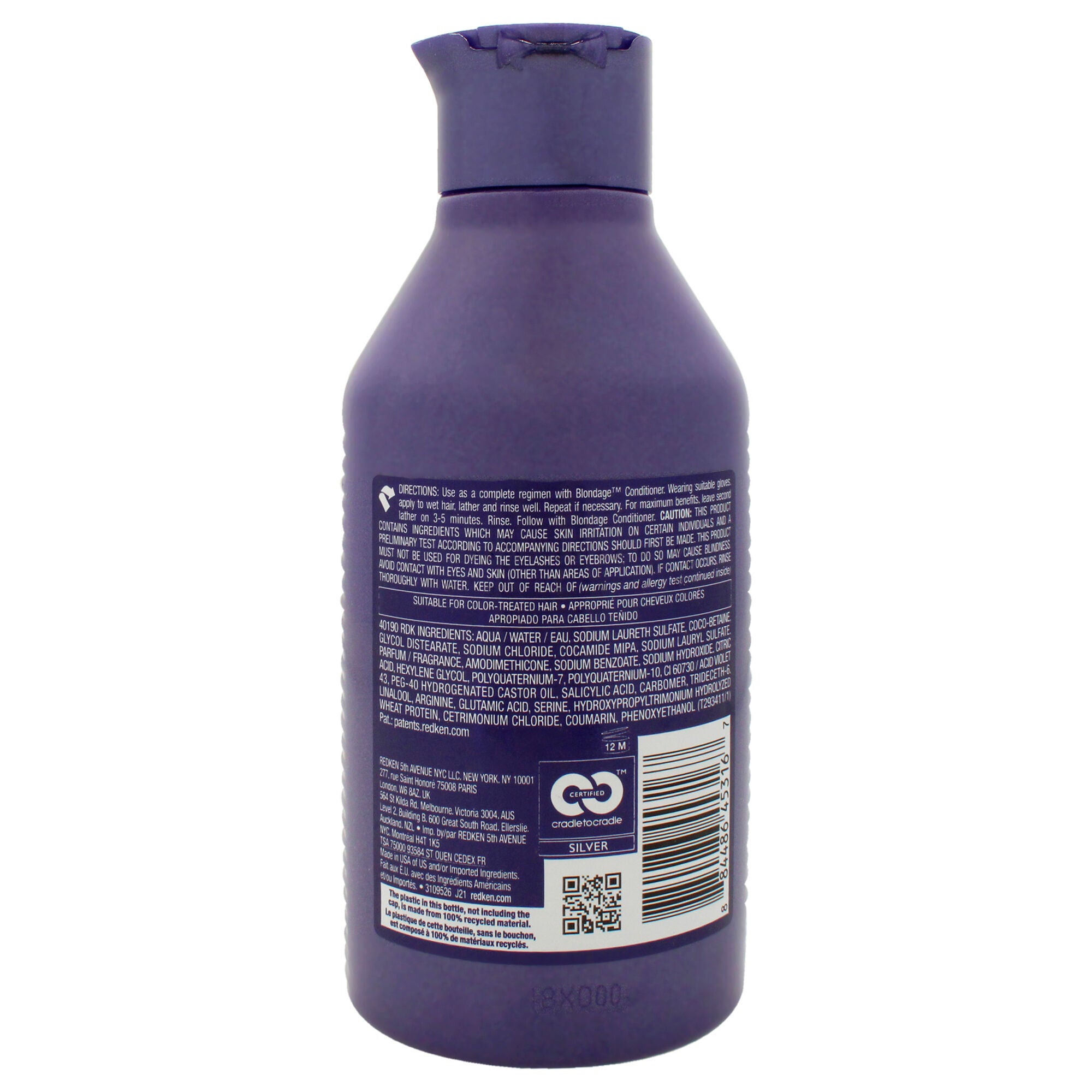 Color Extend Blondage Shampoo-NP by Redken for Unisex - 10.1 oz Shampoo, See Description, alternate image number 1