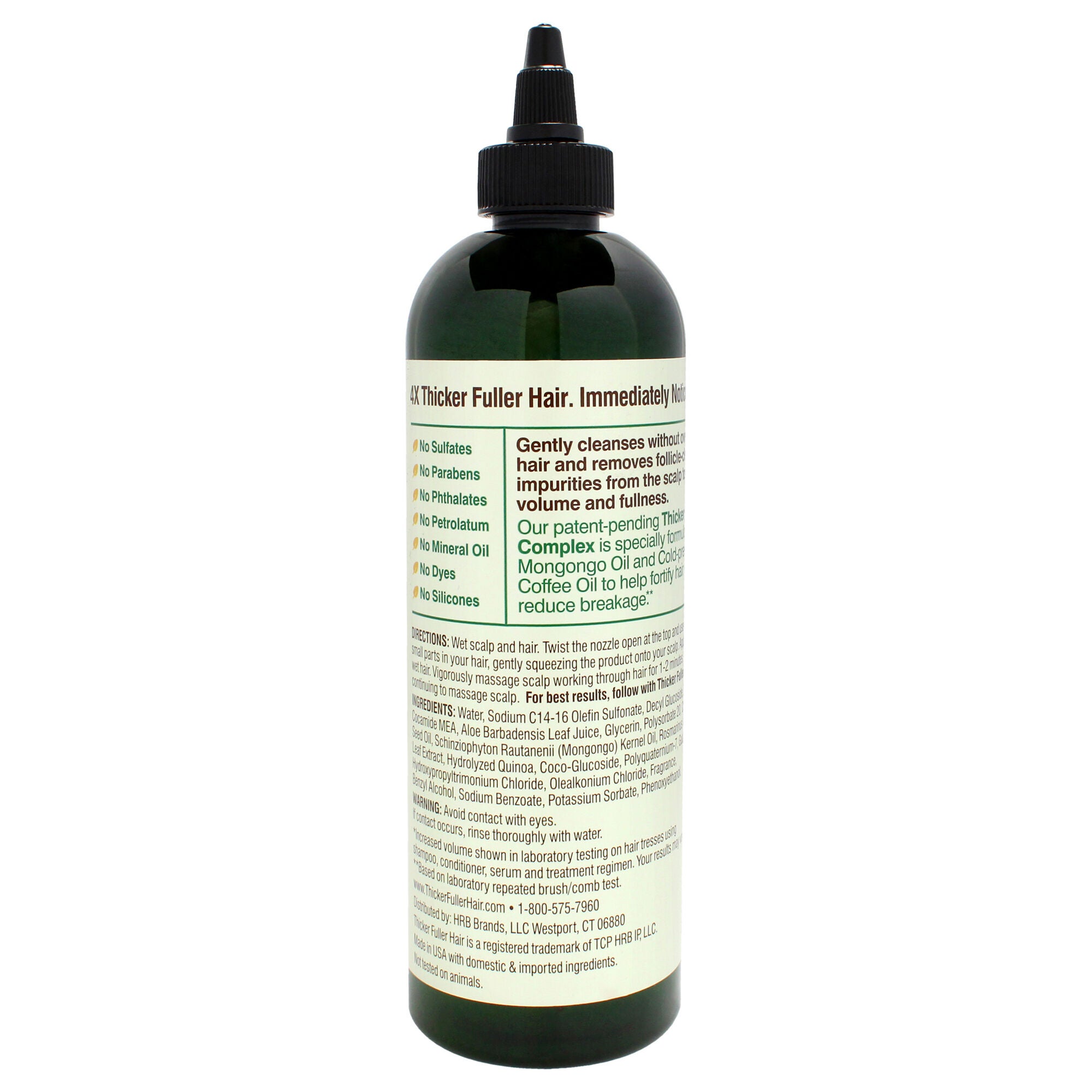 Gentle Cleansing Shampoo by Thicker Fuller Hair for Women - 12 oz Shampoo, See Description, alternate image number 1