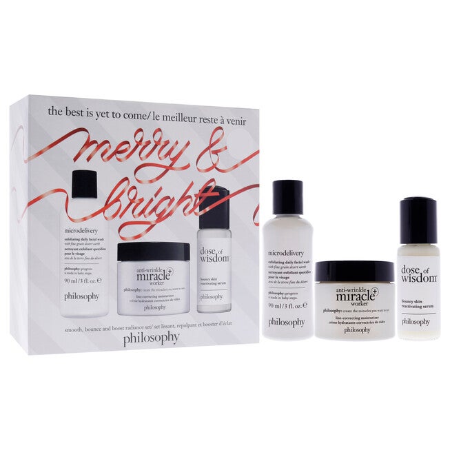 The Best Is Yet To Come Holiday Set by Philosophy for Unisex - 3 Pc Gift Set, NA, alternate image number null