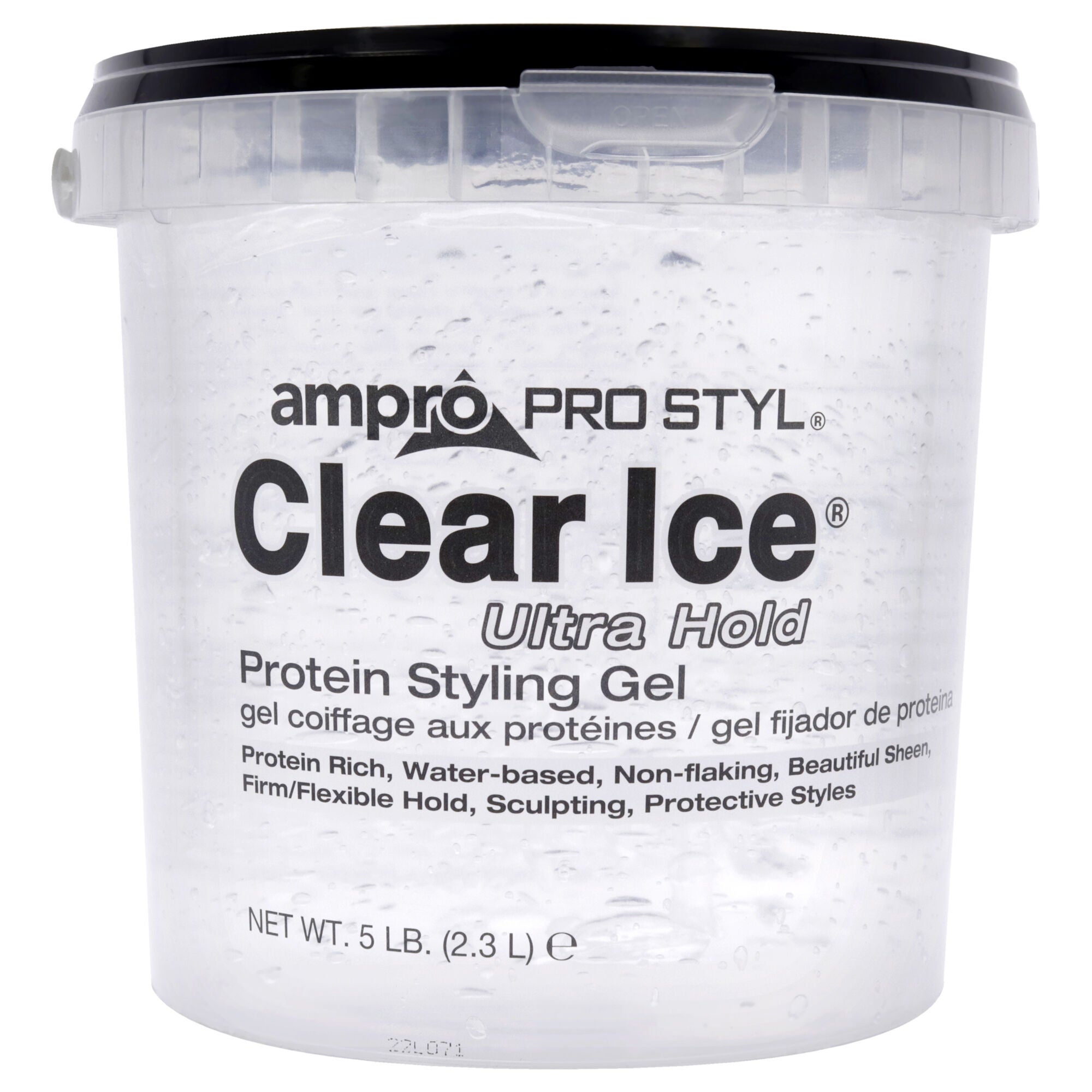 Pro Styl Clear Ice Gel - Ultra Hold by Ampro for Women - 80 oz Gel, See Description, hi-res image number 0