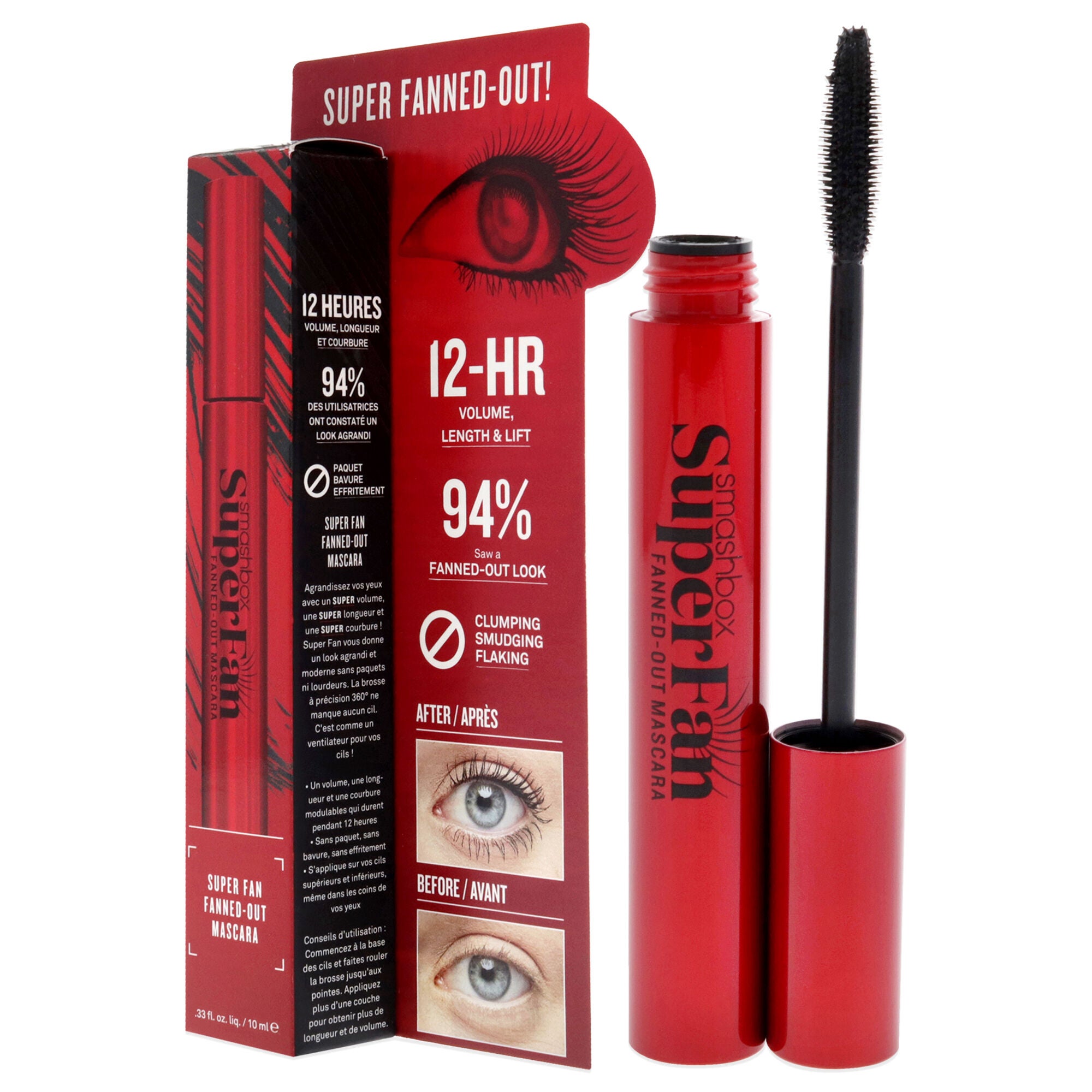Super Fan Mascara - Black by SmashBox for Women - 0.33 oz Mascara, , alternate image number 7