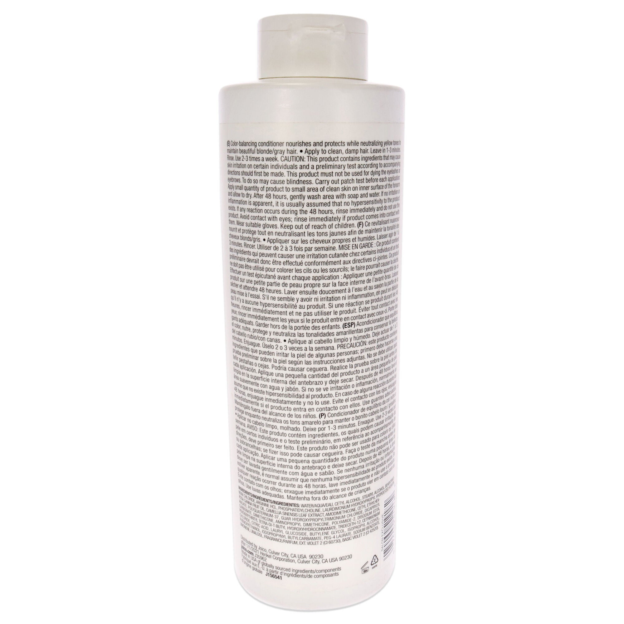 Color Balance Purple Conditioner by Joico for Unisex - 33.8 oz Conditioner, , alternate image number 4