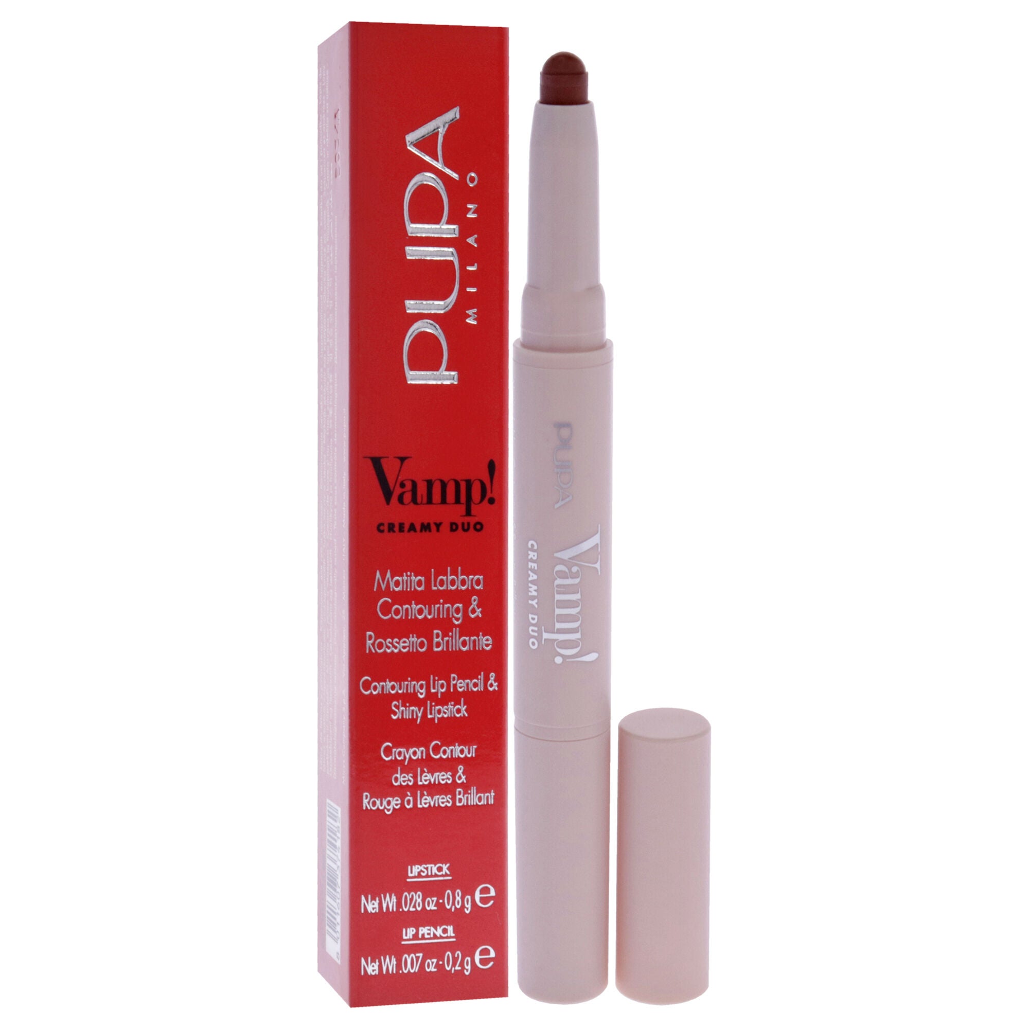 Vamp! Creamy Duo - 001 Fair Nude by Pupa Milano for Women - 0.035 oz Makeup, See Description, alternate image number 1