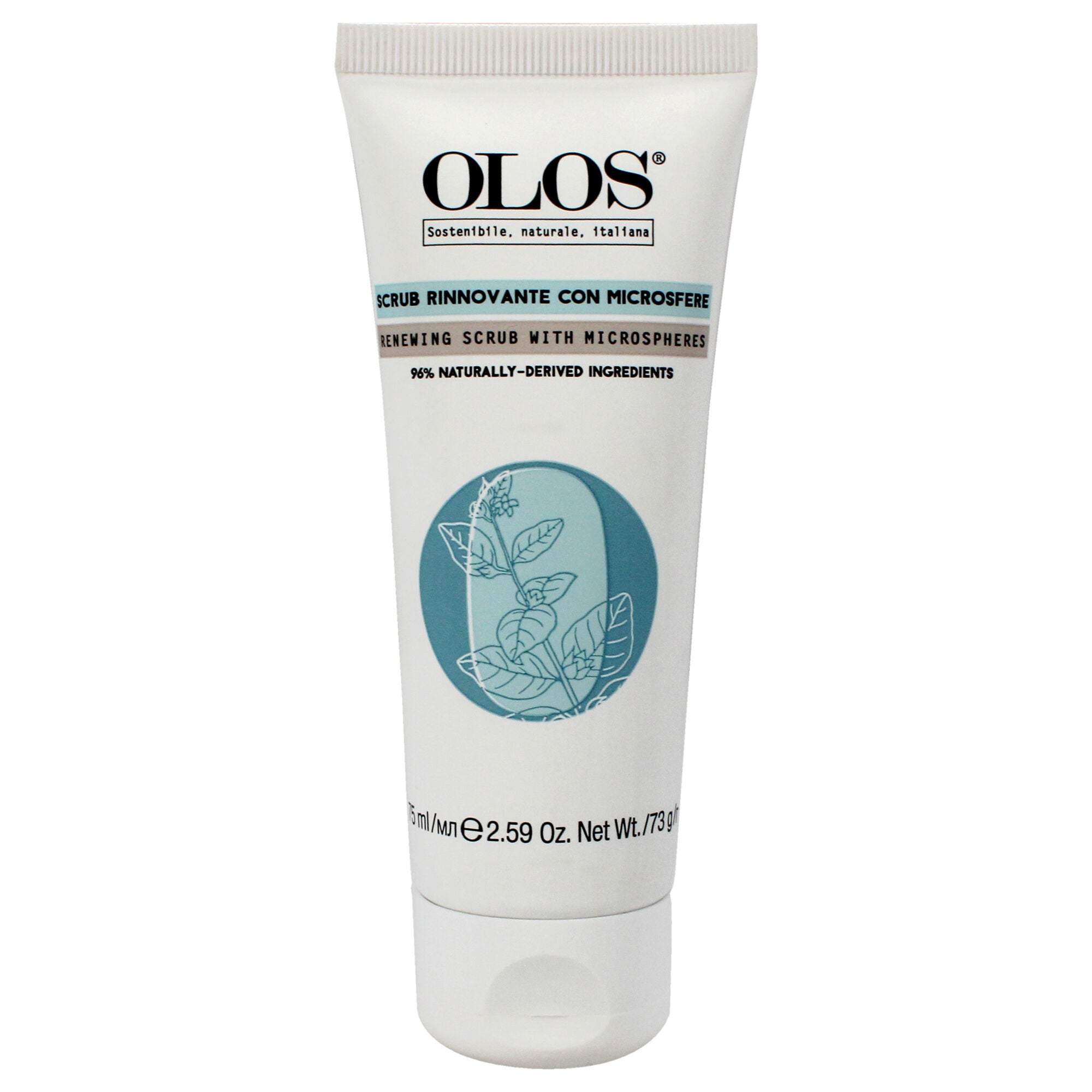 Renewing Scrub with Microspheres by Olos for Unisex - 2.5 oz Scrub ...