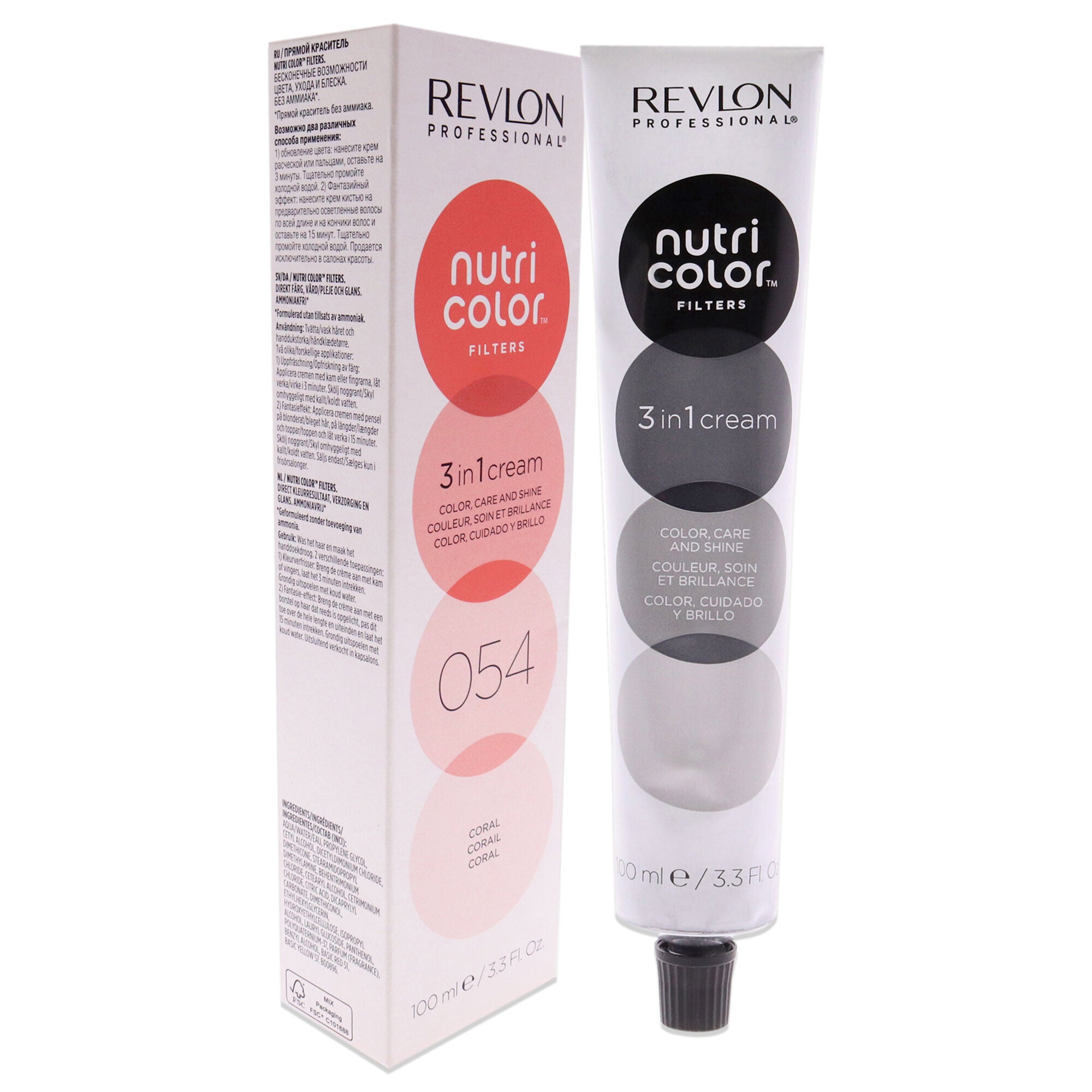 Nutri Color Cream - 054 Coral by Revlon for Unisex - 3.3 oz Hair Color, See Description, alternate image number 1