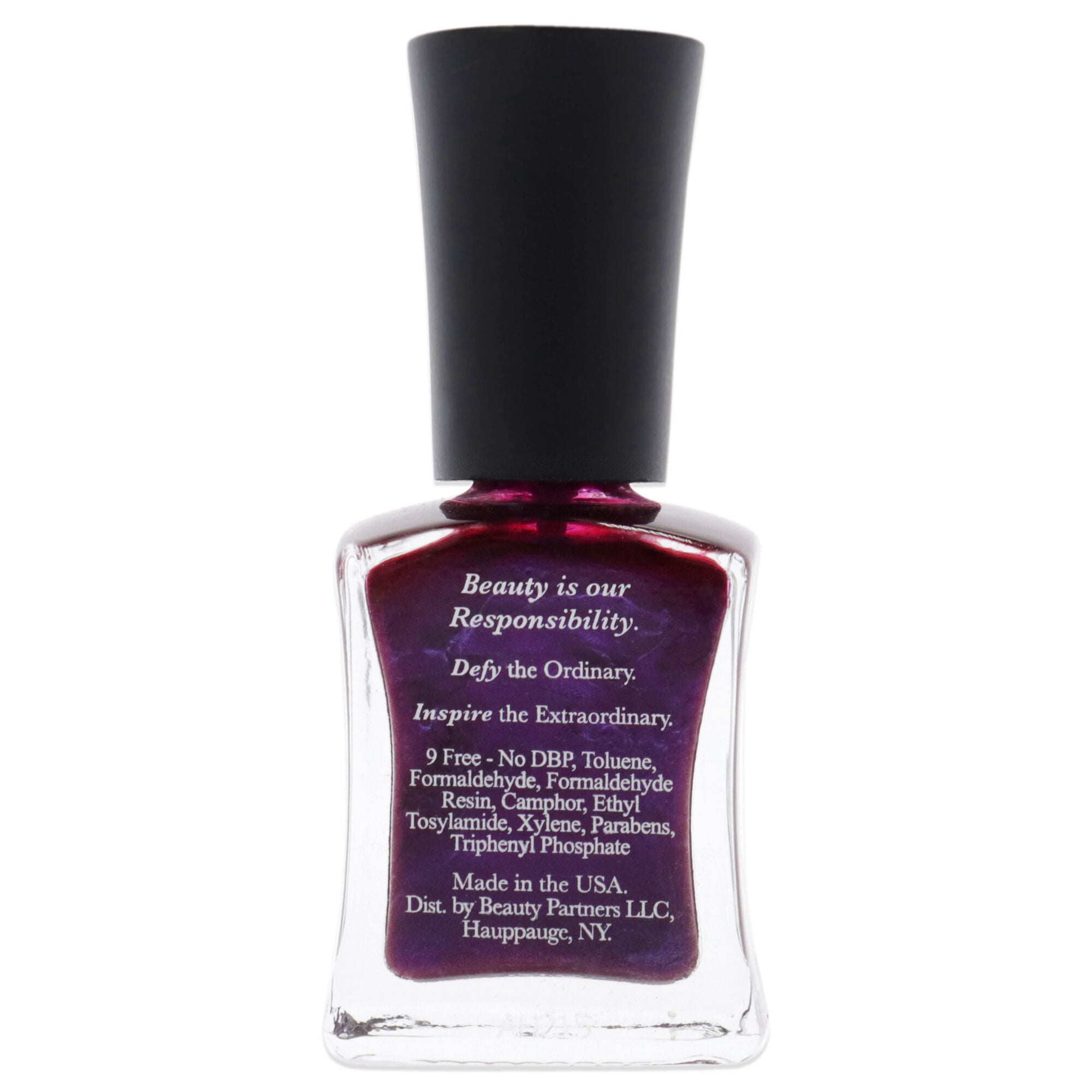 Wear Resistant Nail Lacquer - 187 Viewing Party by Defy and Inspire for Women - 0.5 oz Nail Polish, Red, alternate image number 2