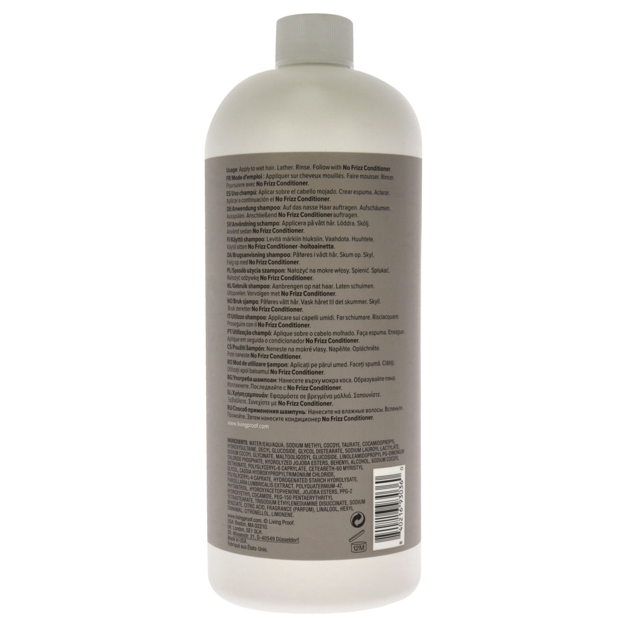 No Frizz Shampoo by Living proof for Unisex - 32 oz Shampoo, , alternate image number 2