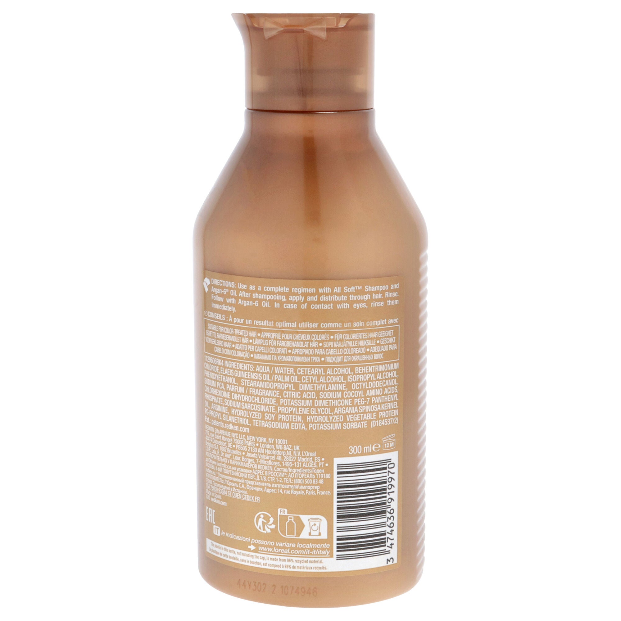 All Soft Conditioner-NP by Redken for Unisex - 10.1 oz Conditioner, See Description, alternate image number 2