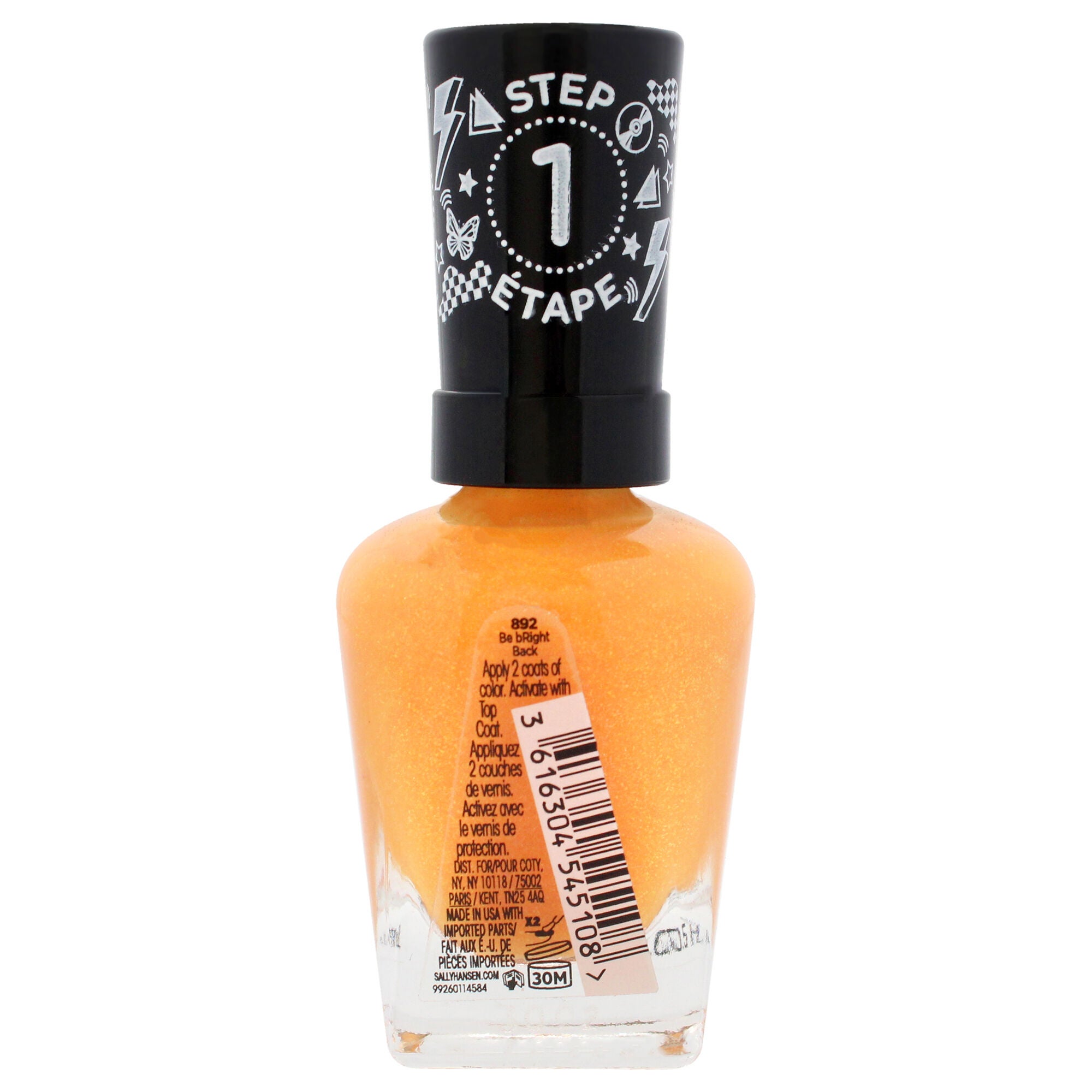 Miracle Gel 90s - 892 Be bRight Back by Sally Hansen for Women - 0.5 oz Nail Polish, See Description, alternate image number 2